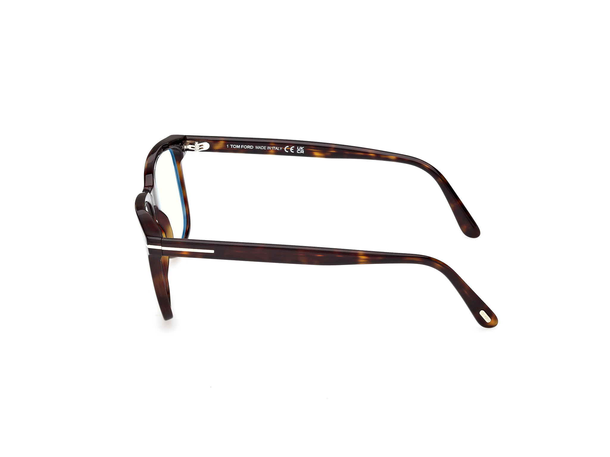 Tomford FT6080-B Frame Havana Male Full Shell Frame — Havana frame — view 2