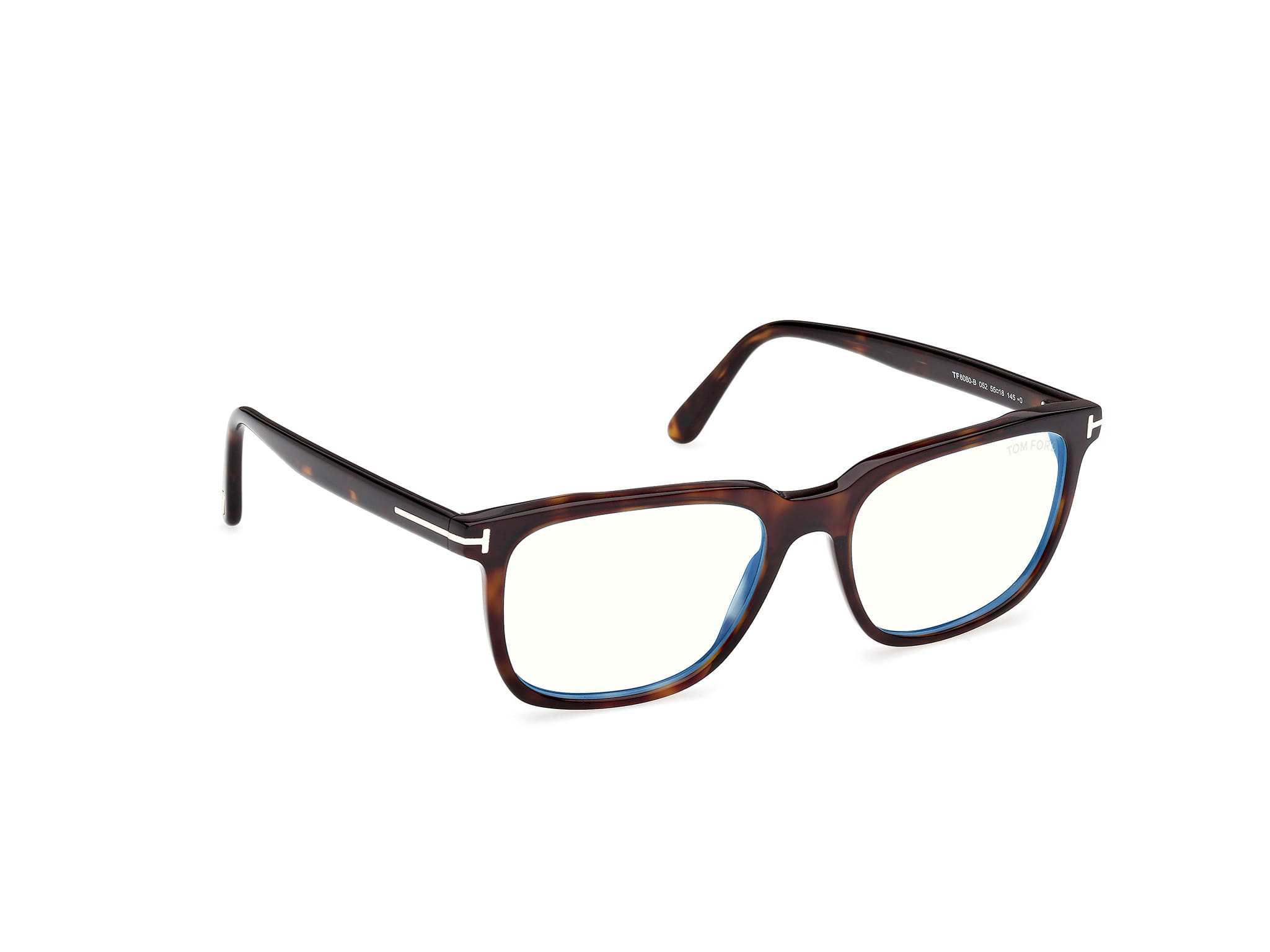 Tomford FT6080-B Frame Havana Male Full Shell Frame — Havana frame — view 7