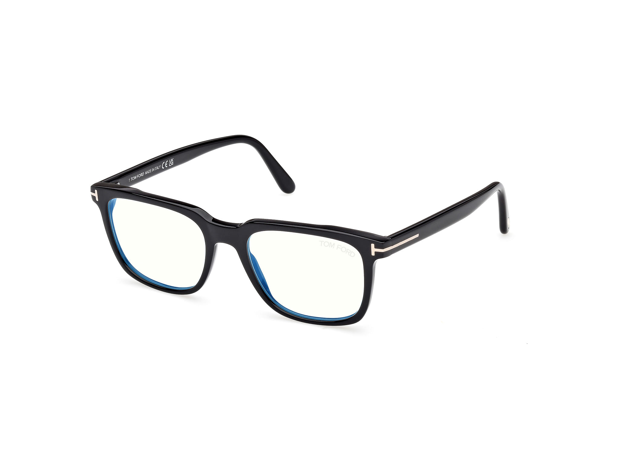 Tomford FT6080-B` Frame Black Male Full Shell — Black frame