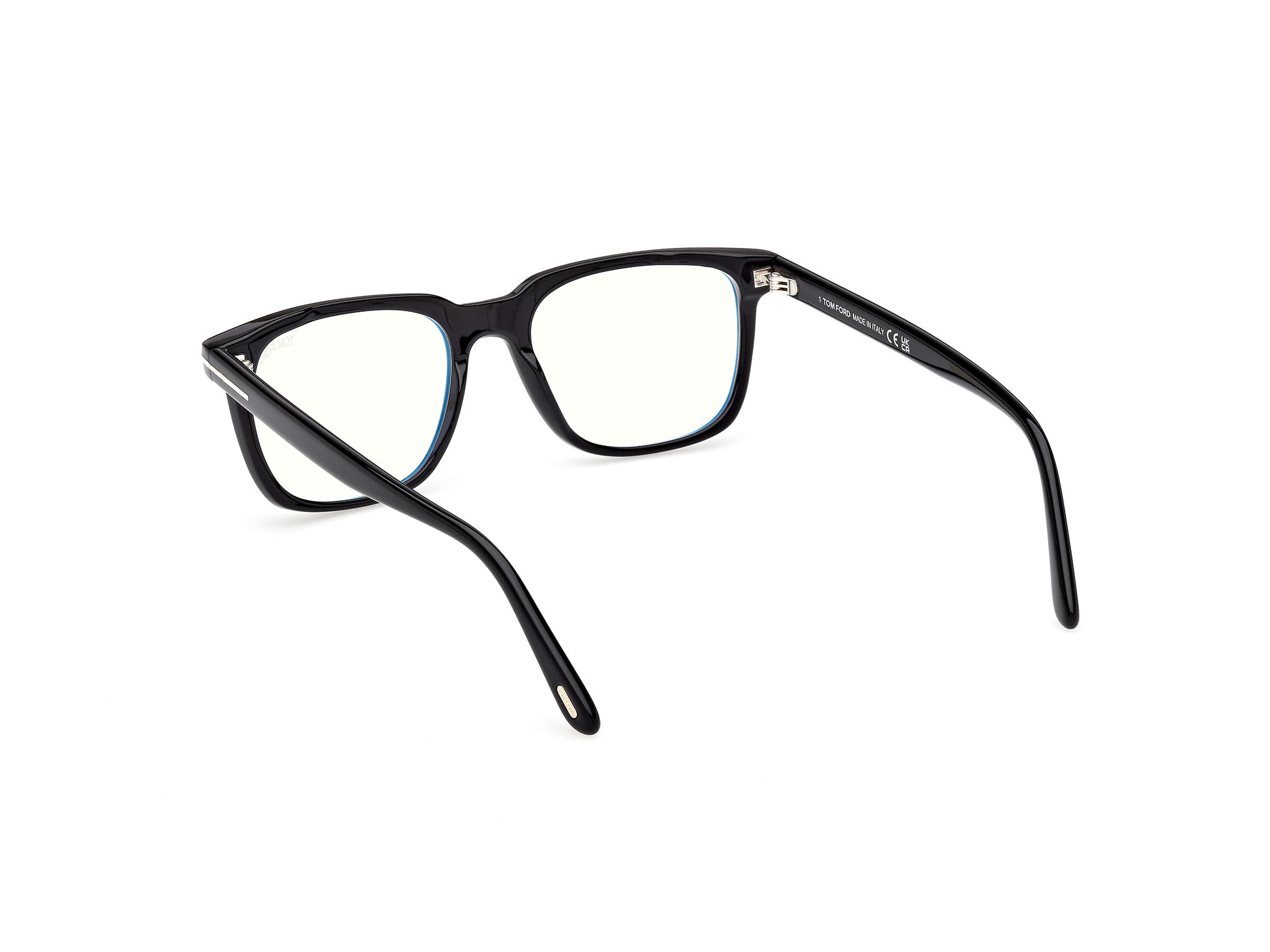 Tomford FT6080-B` Frame Black Male Full Shell Frame — Black frame — view 3