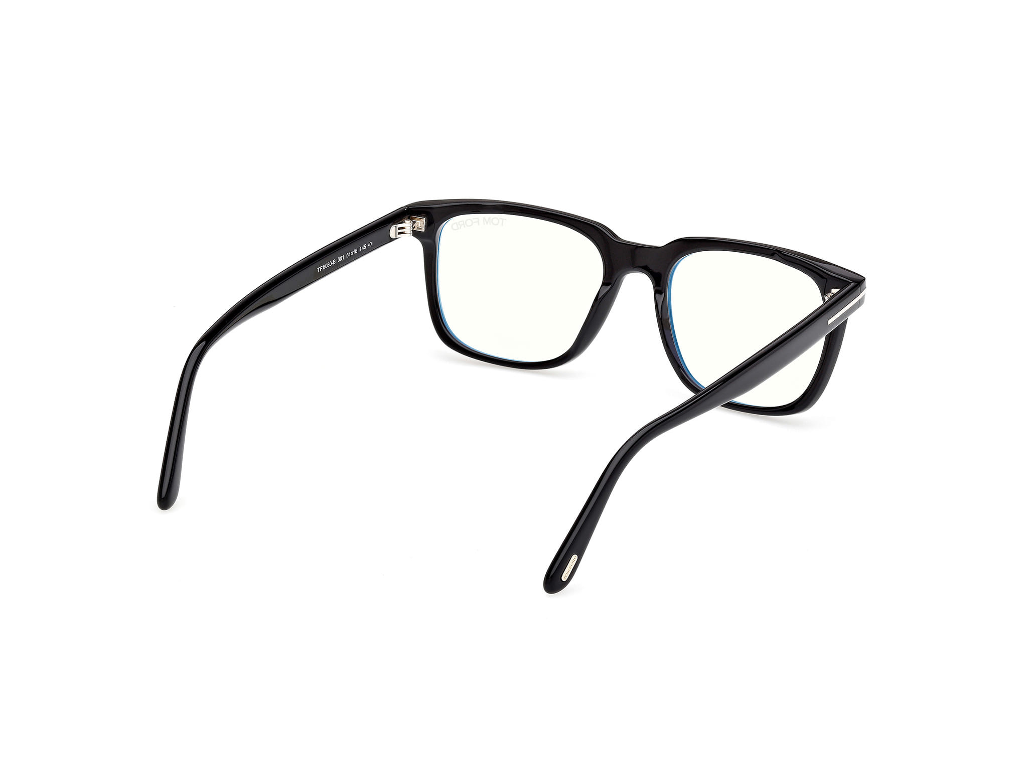 Tomford FT6080-B` Frame Black Male Full Shell Frame — Black frame — view 5