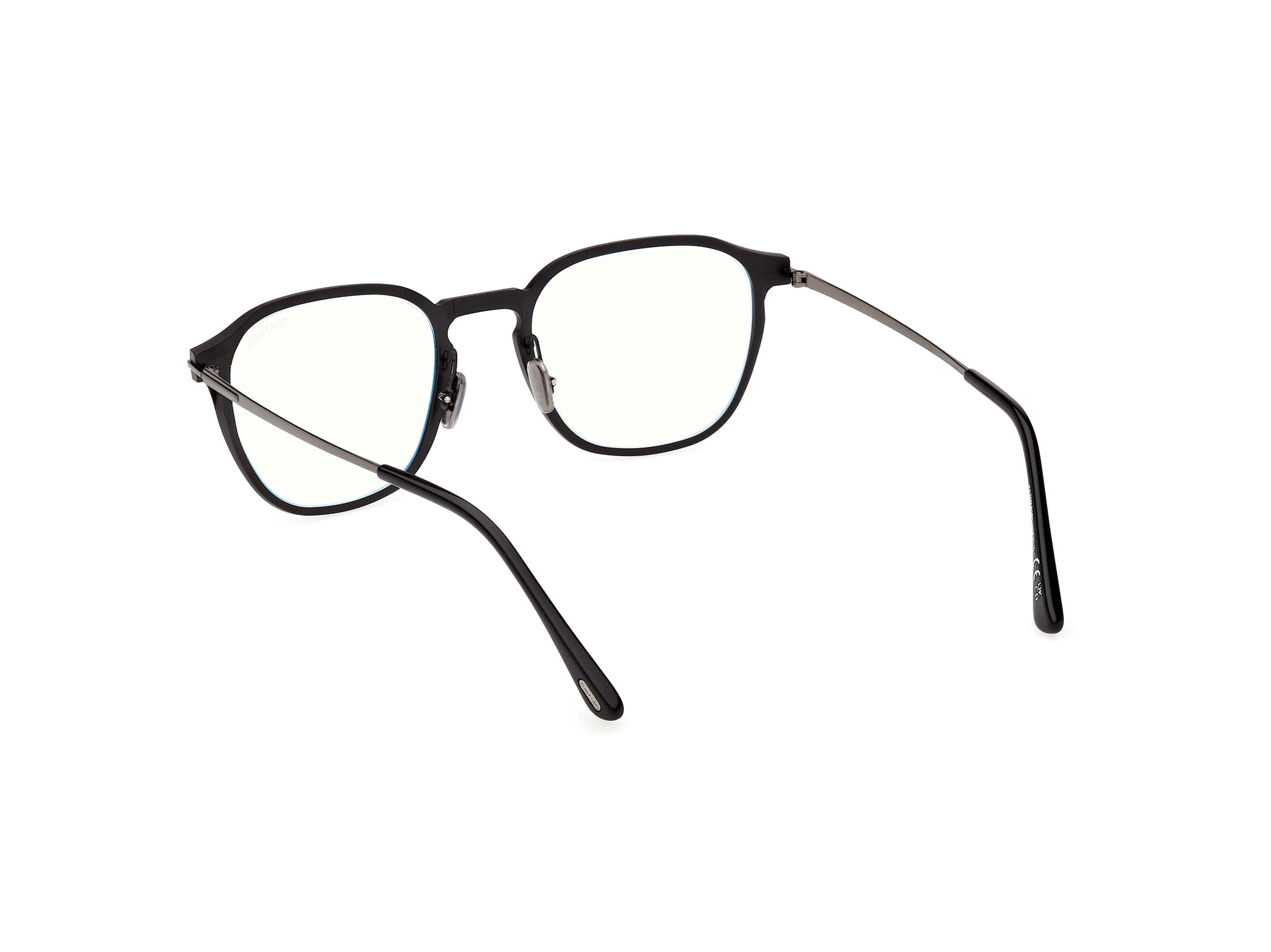 Tomford FT6087-B Frame Matt Black Male Full Metal Frame — Matt Black frame — view 3