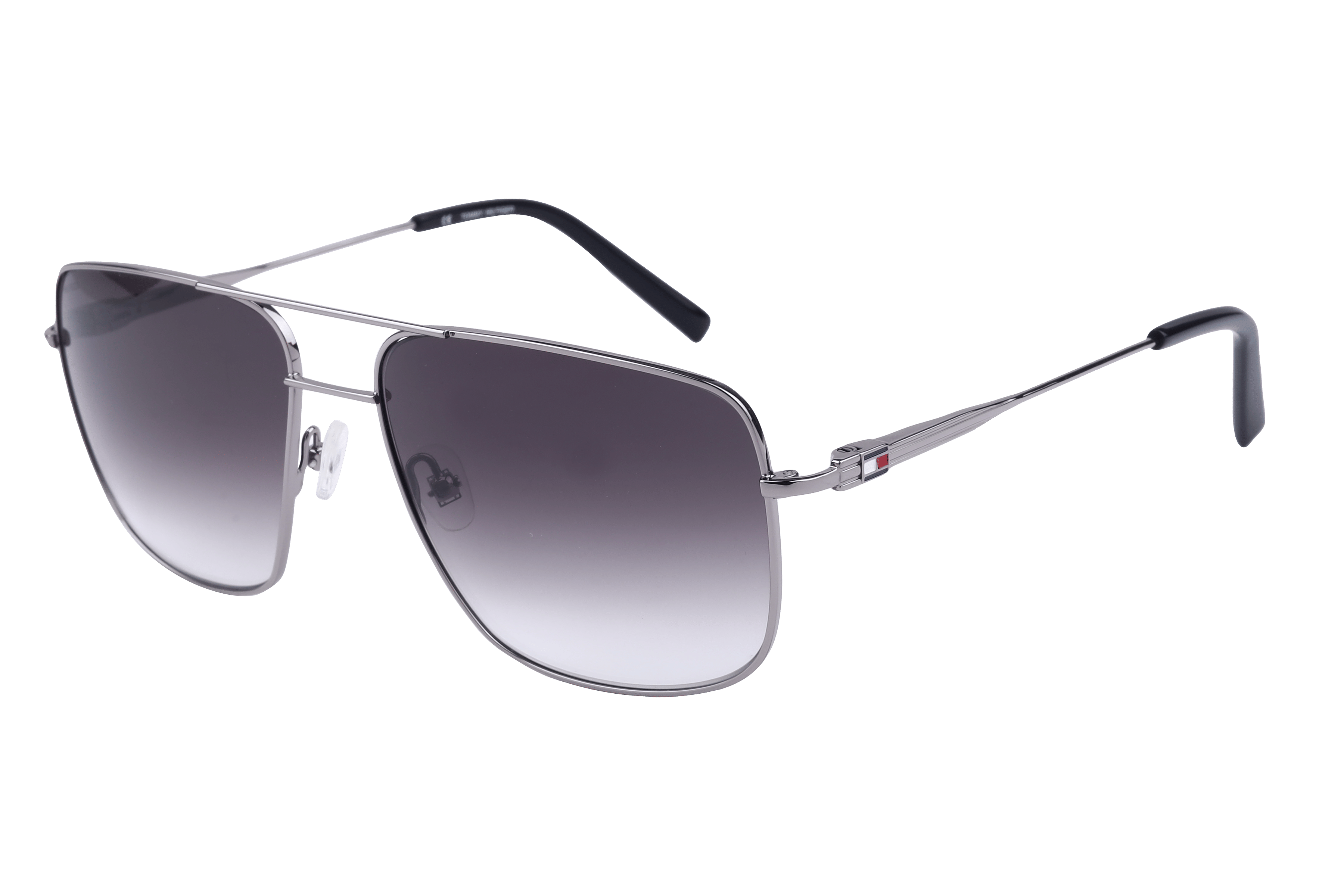 Tommy Hilfiger TH9730 Sunglass Grey Male Full Metal — Grey frame