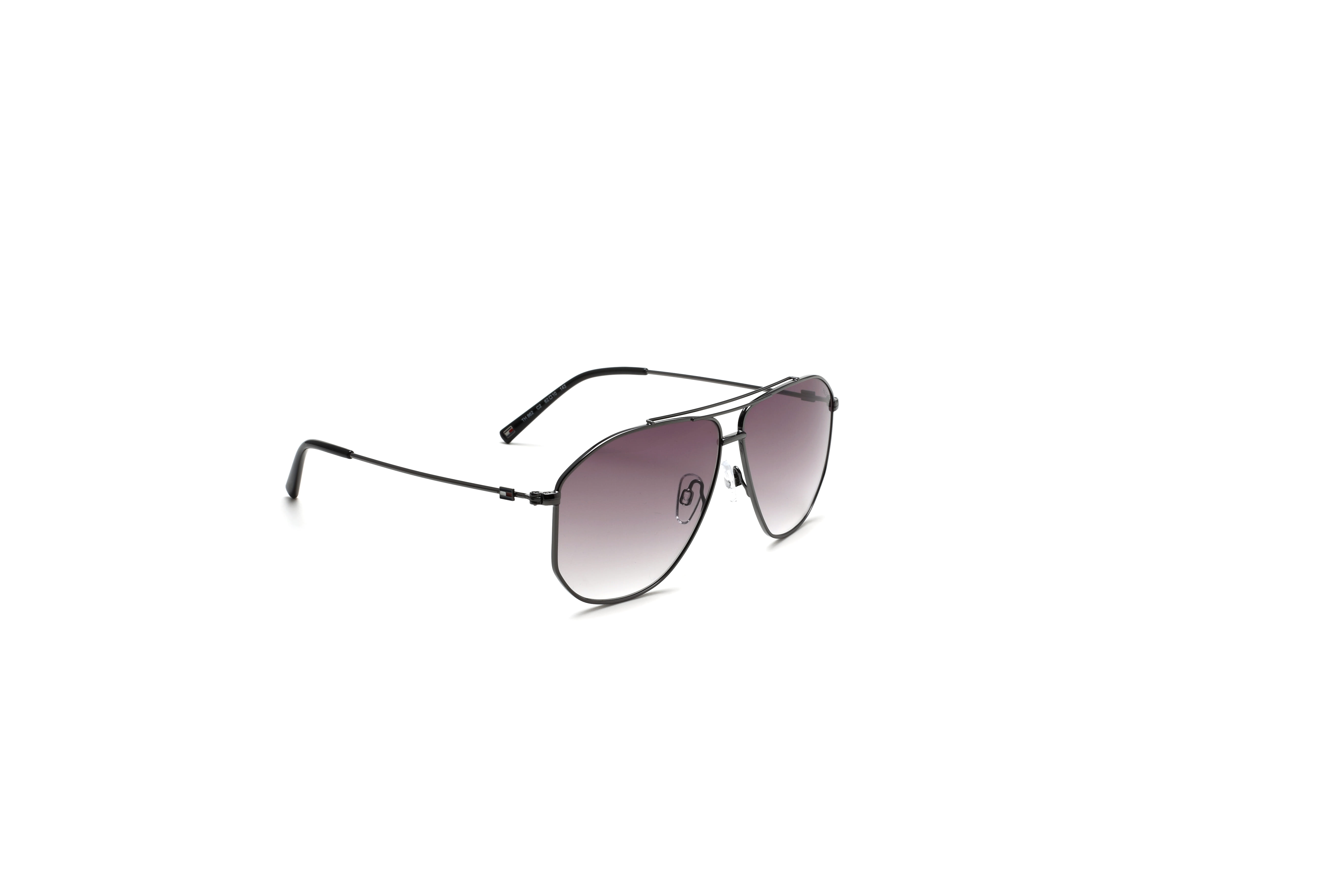 Tommy Hilfiger TH 862 Sunglass Grey Male Full Metal Sunglass — Grey frame — view 1