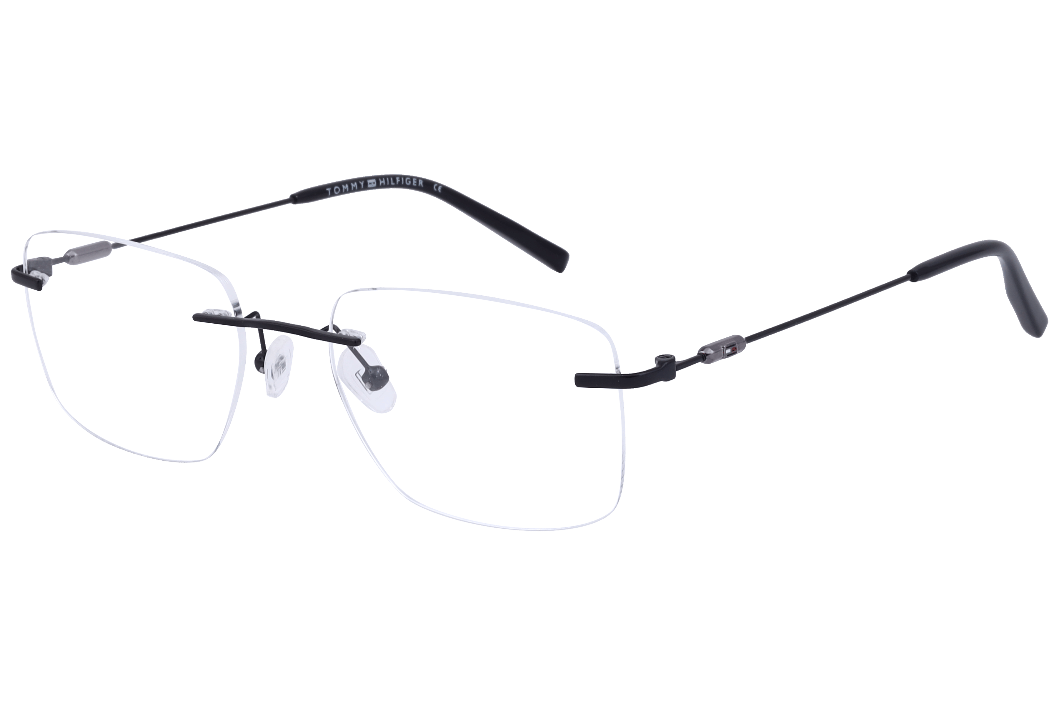 Tommy Hilfiger TH6226 Frame Black Male RimLess Stainless Ste
