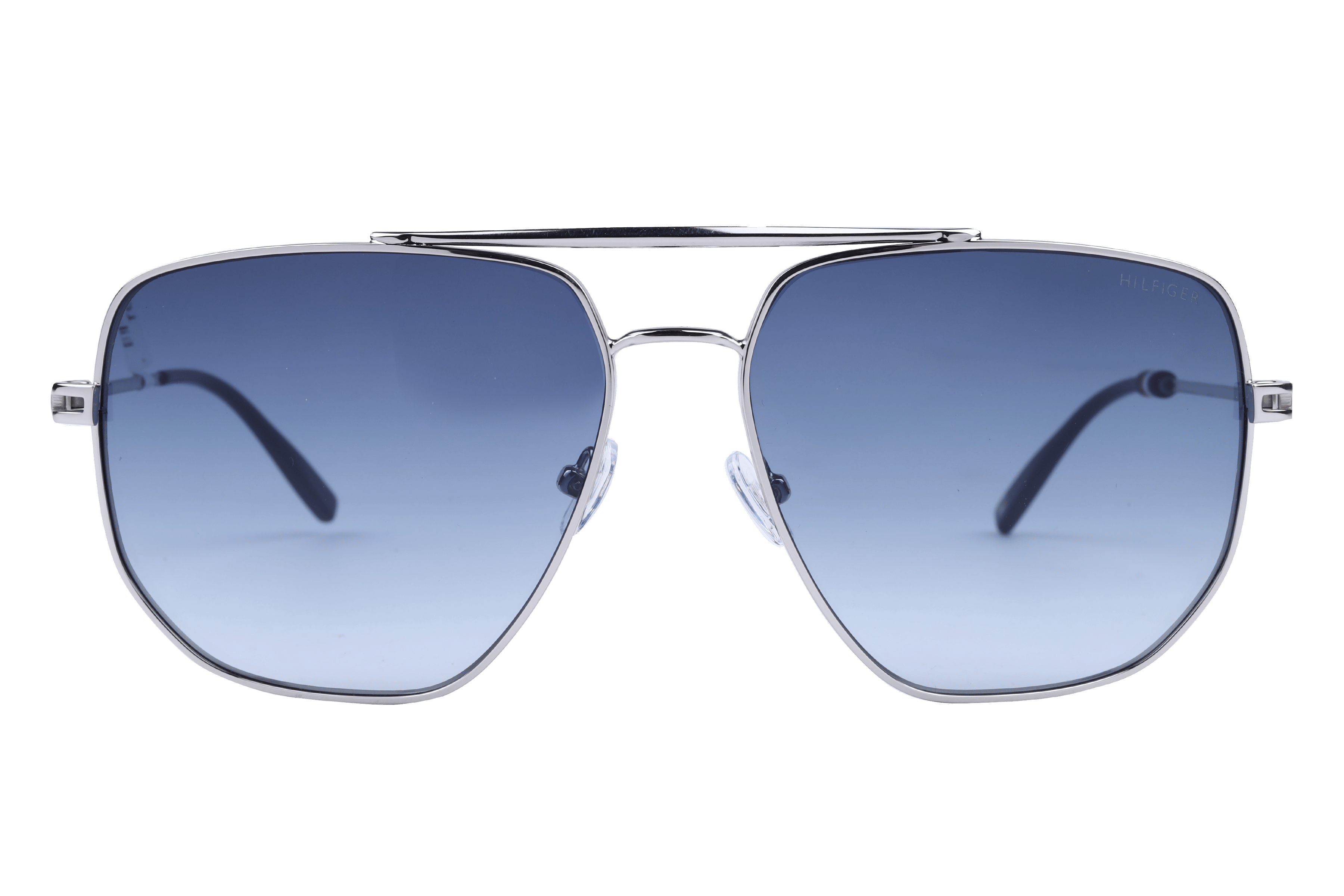 Tommy Hilfiger TH2591 Sunglass Silver Male Full Metal Sunglass — Silver frame — view 2