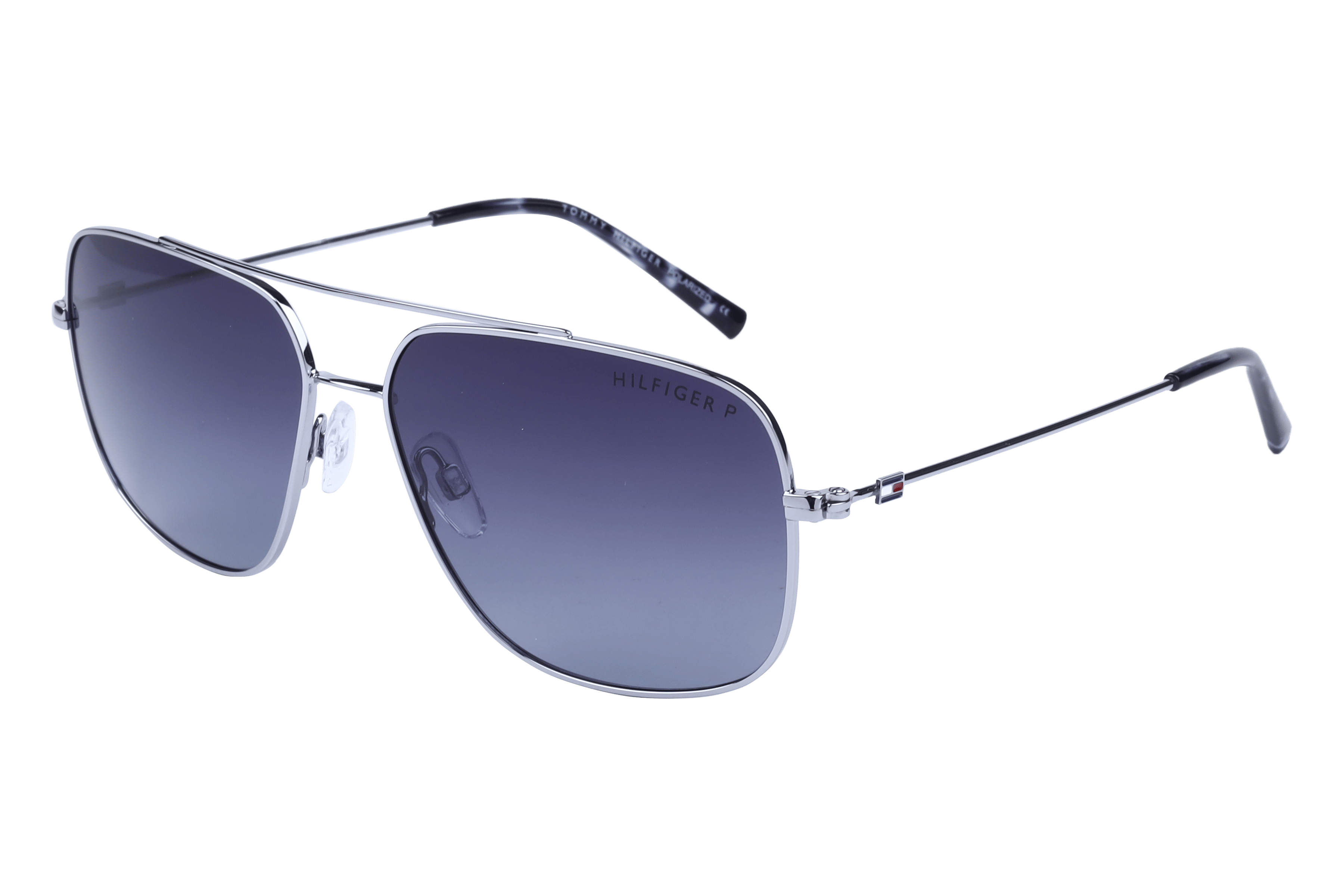Tommy Hilfiger TH871PL Sunglass Grey Male Full Metal — Grey frame
