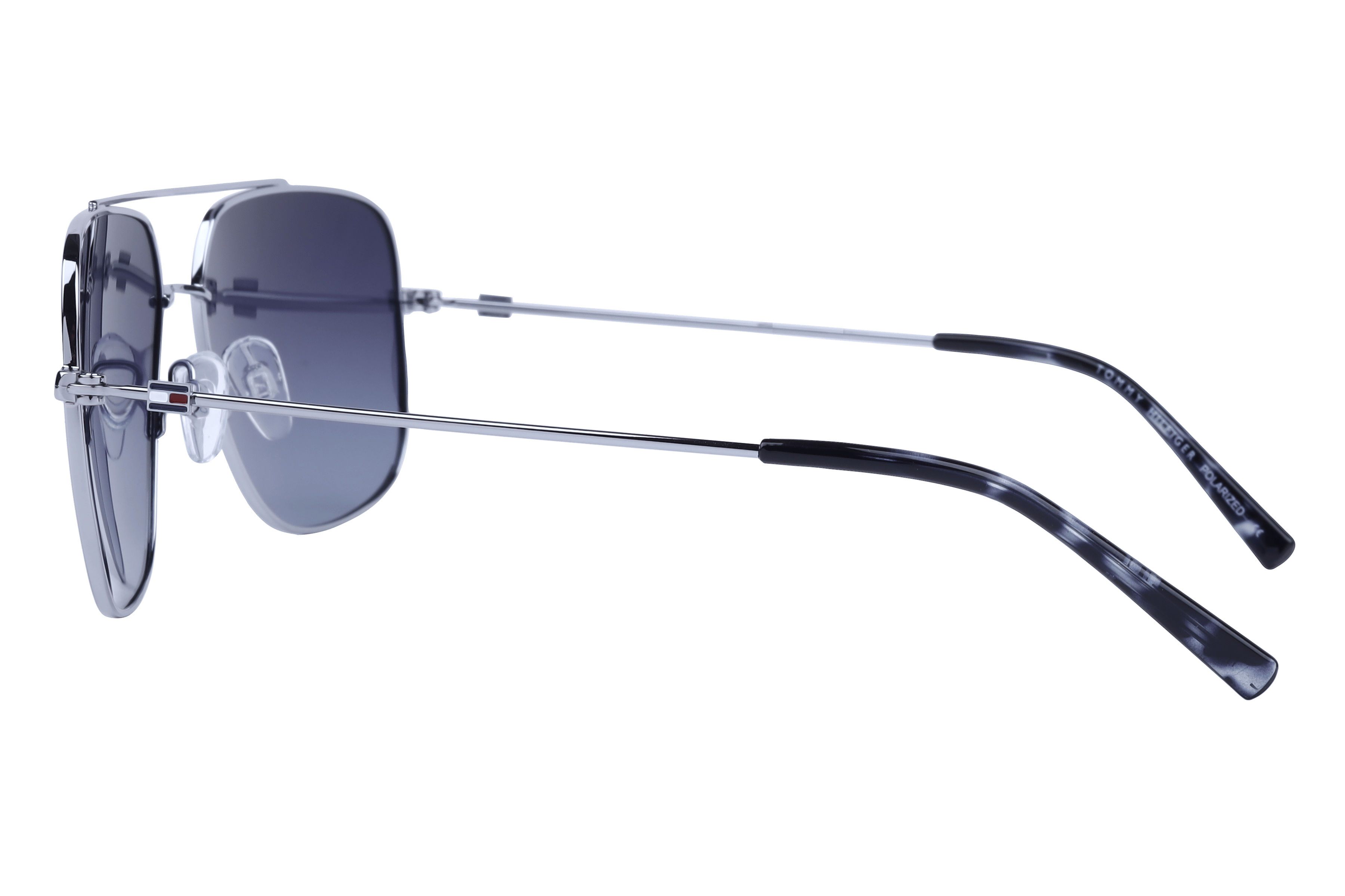 Tommy Hilfiger TH871PL Sunglass Grey Male Full Metal Sunglass — Grey frame — view 3