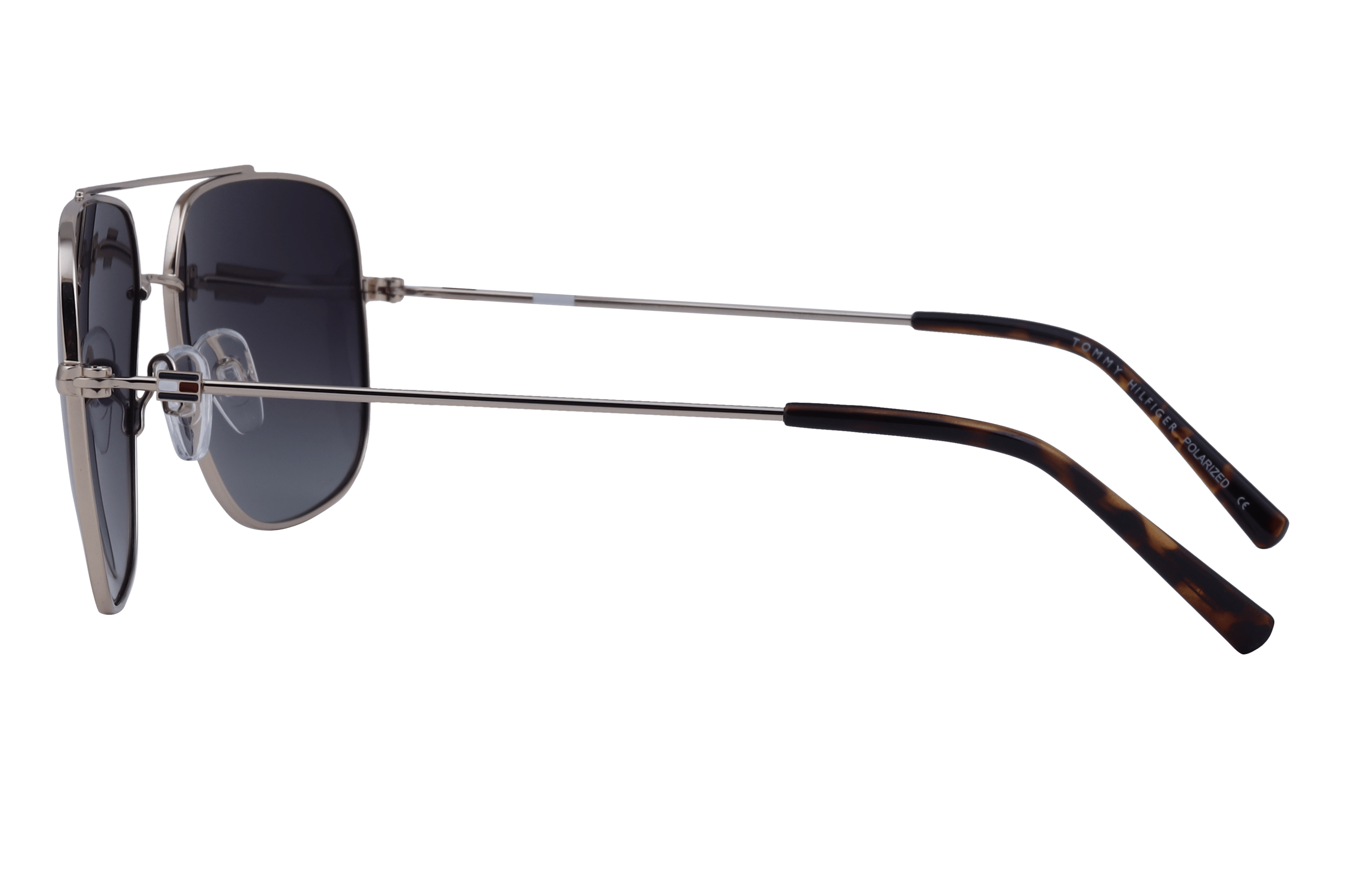 Tommy Hilfiger TH871PL Sunglass Gold Male Full Metal Sunglass — Gold frame — view 3