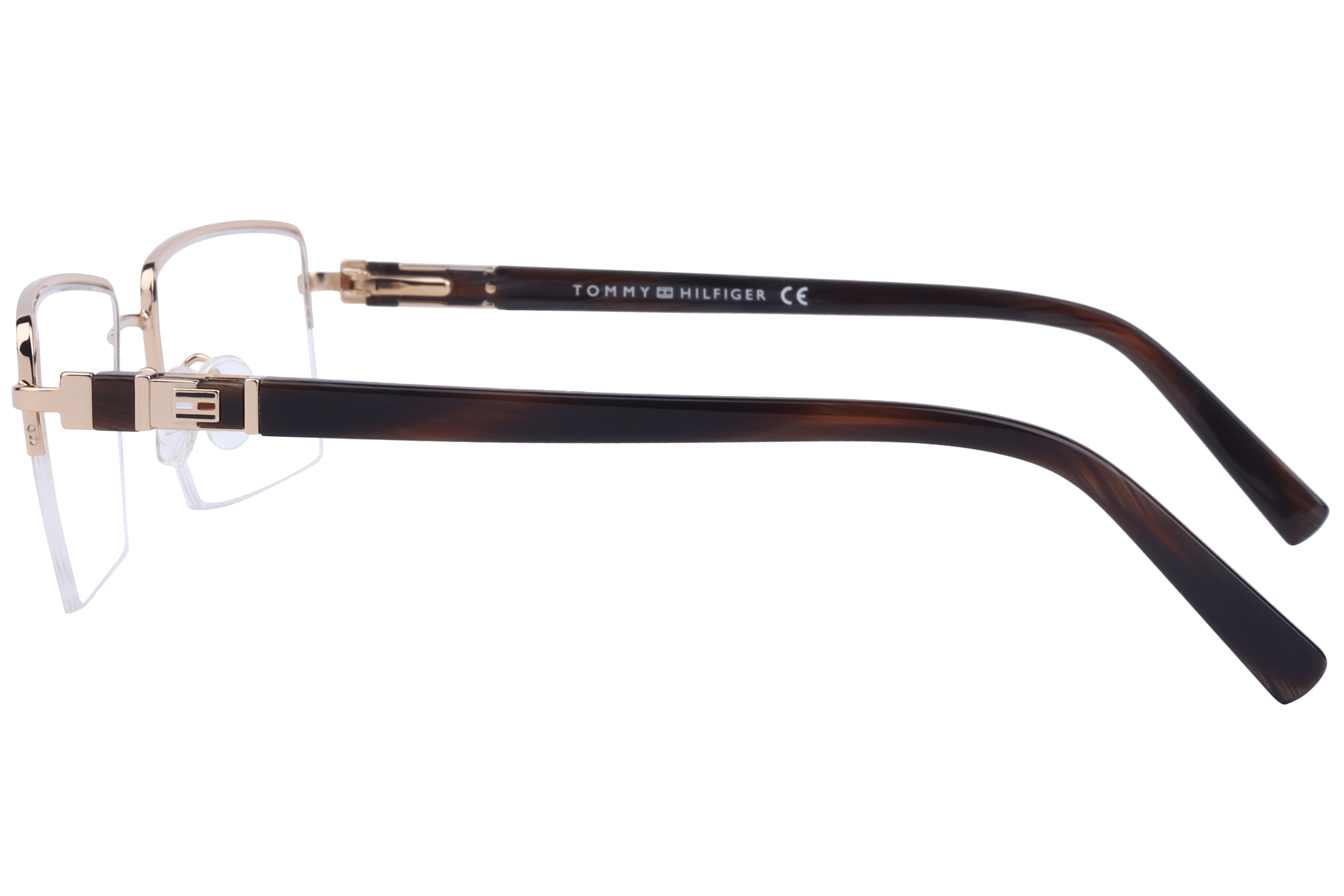 Tommy Hilfiger TH6213 Frame Gold Male Supra Shell Frame — view 3