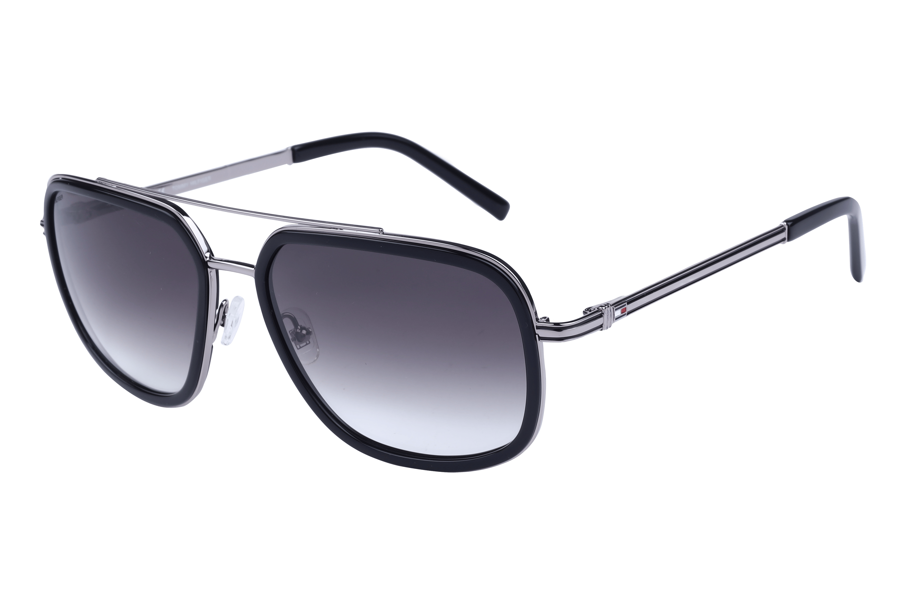 Tommy Hilfiger TH9732 Sunglass Black Male Full Metal — Black frame