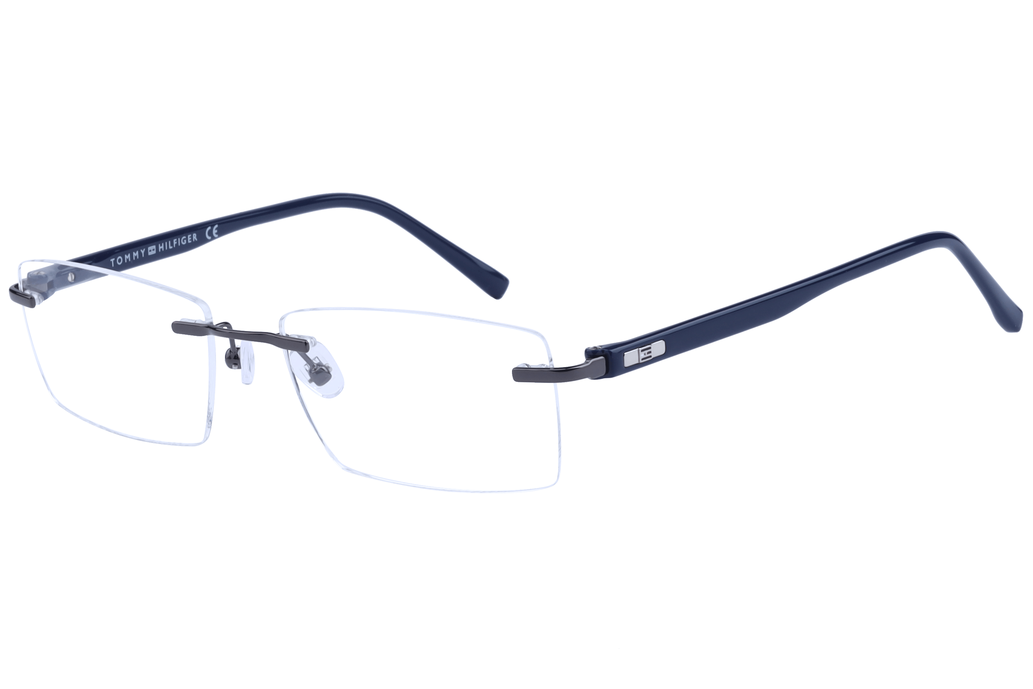 Tommy Hilfiger TH6257 Frame Gun Metal Unisex RimLess Shell — Gun Metal frame