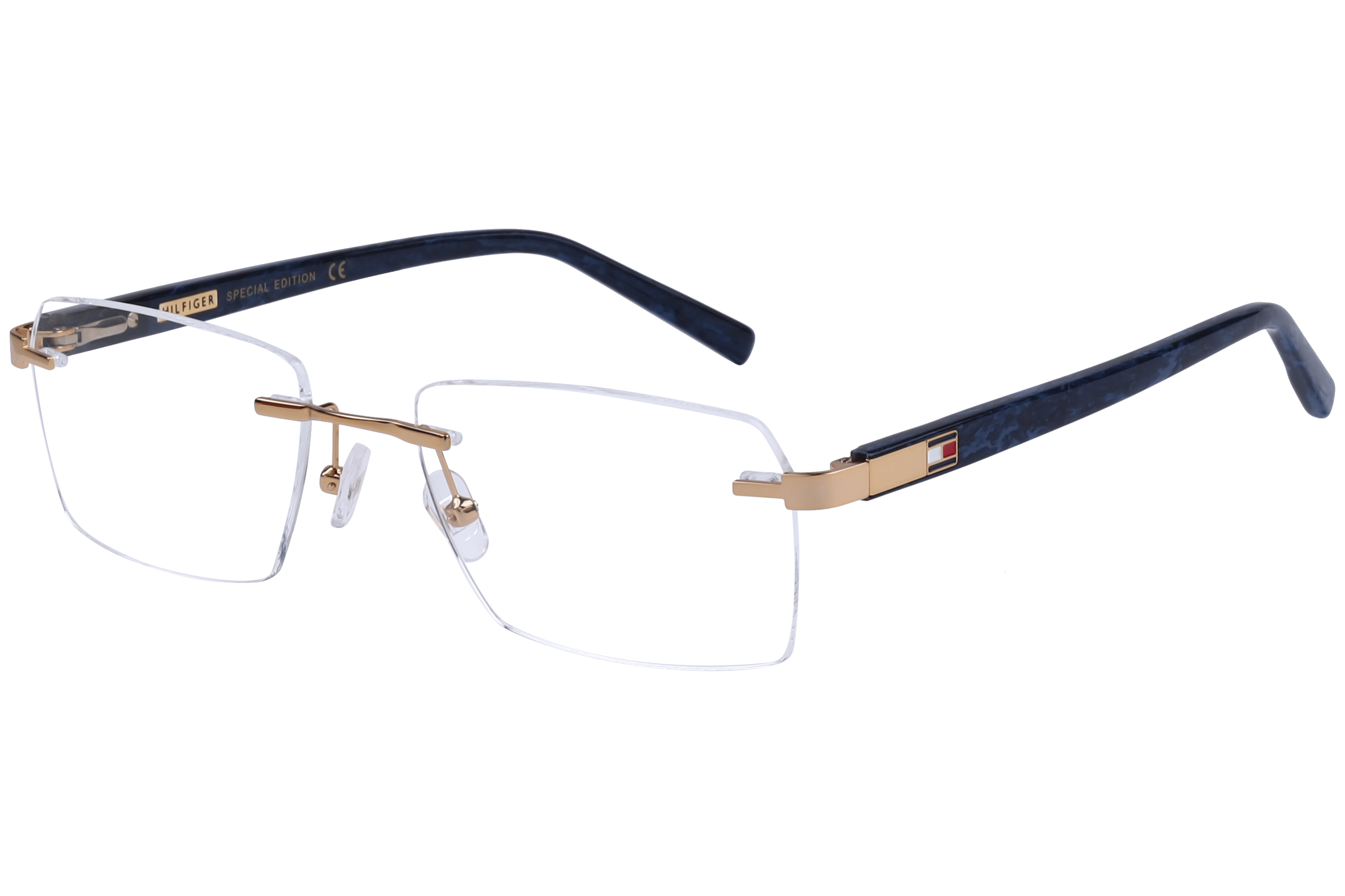 Tommy Hilfiger TH6263 Frame Rose Gold Male RimLess Shell — Rose Gold frame