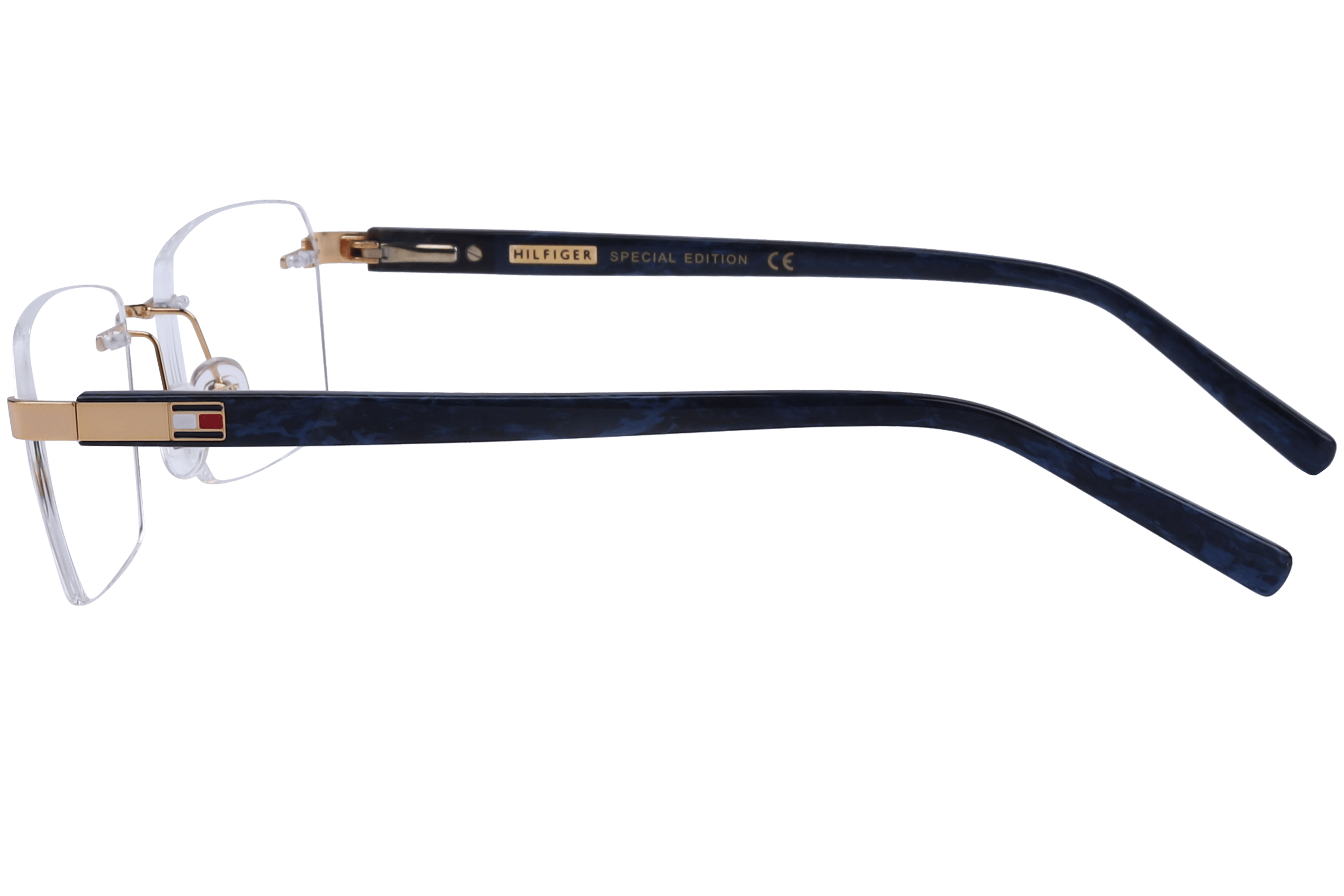 Tommy Hilfiger TH6263 Frame Rose Gold Male RimLess Shell Frame — Rose Gold frame — view 3