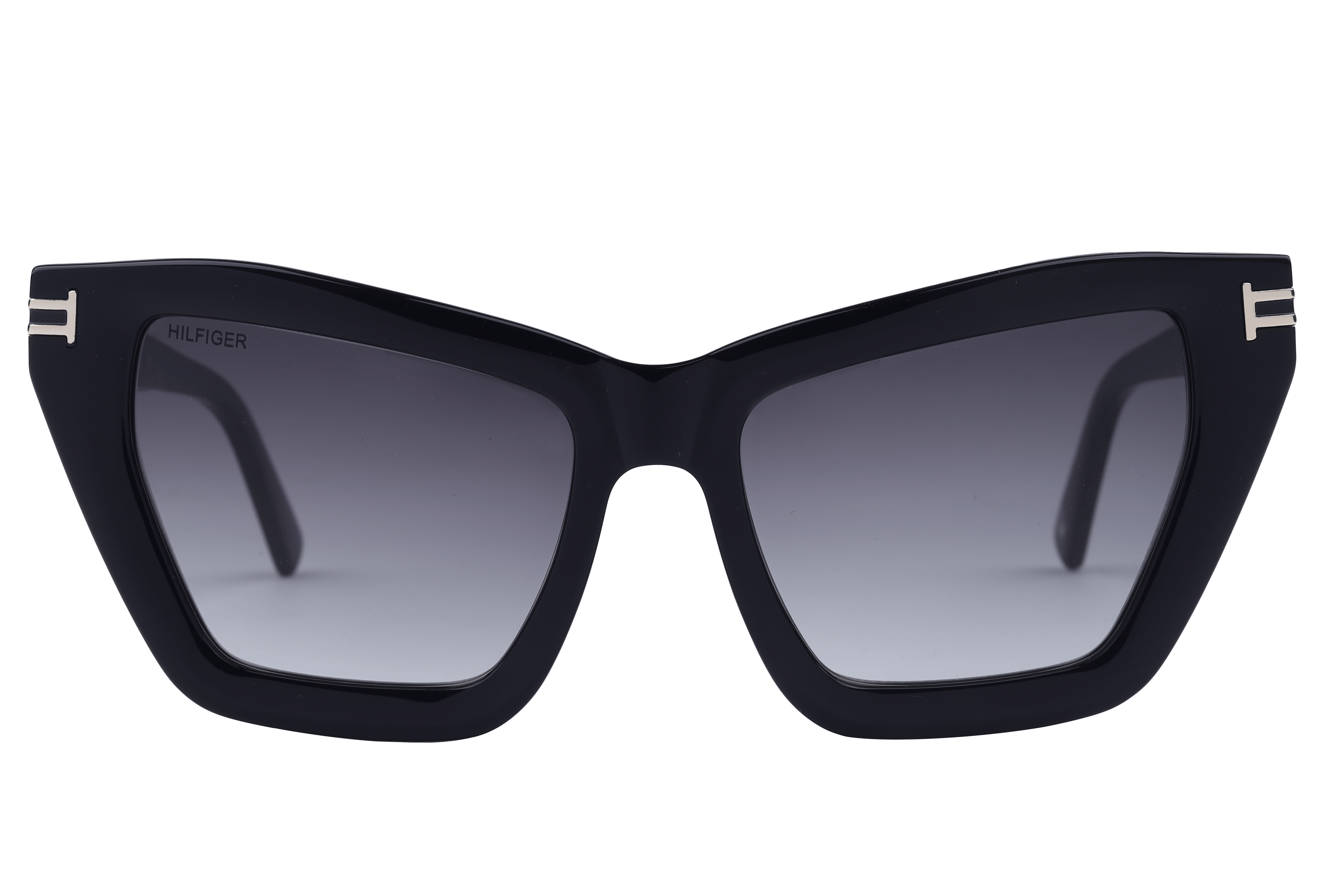 Tommy Hilfiger TH1540 Sunglass Black Female Full Shell Sunglass — Black frame — view 2
