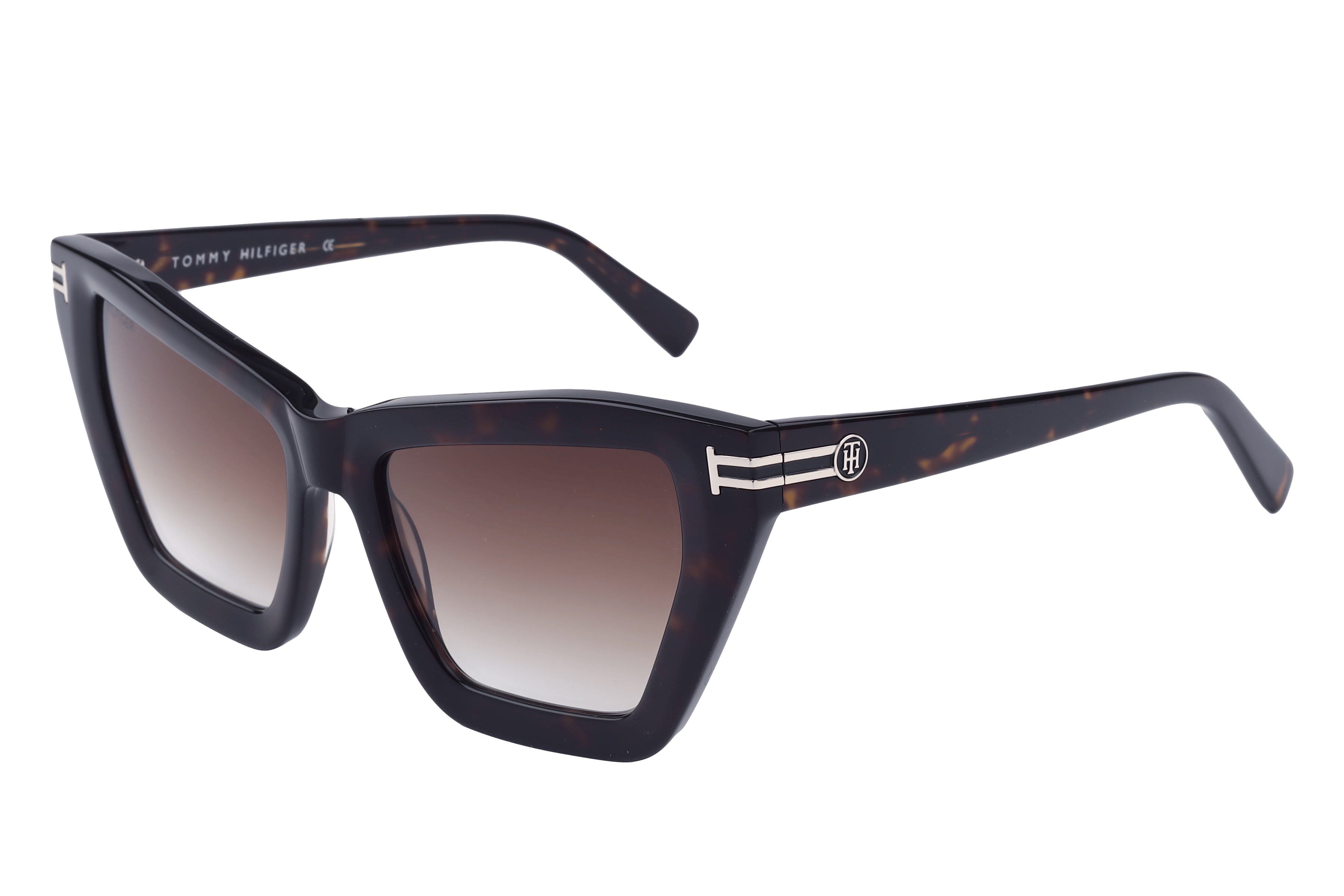 Tommy Hilfiger TH1540 Sunglass Tortoise Female Full Shell — Tortoise frame