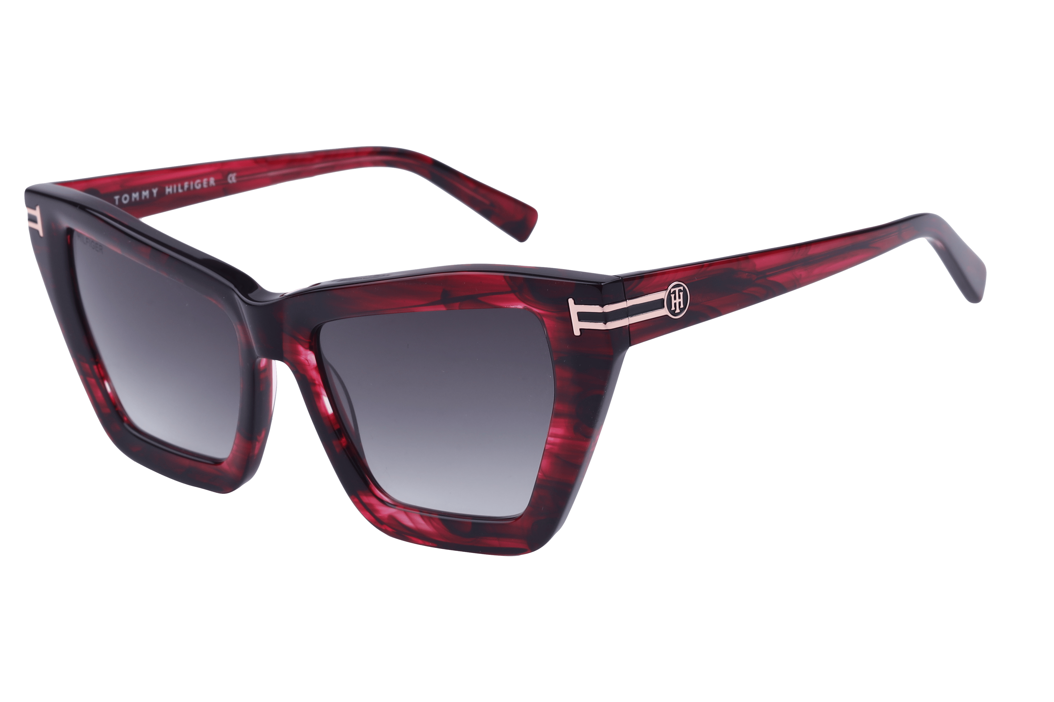 Tommy Hilfiger TH1540 Sunglass Red Female Full Shell — Red frame