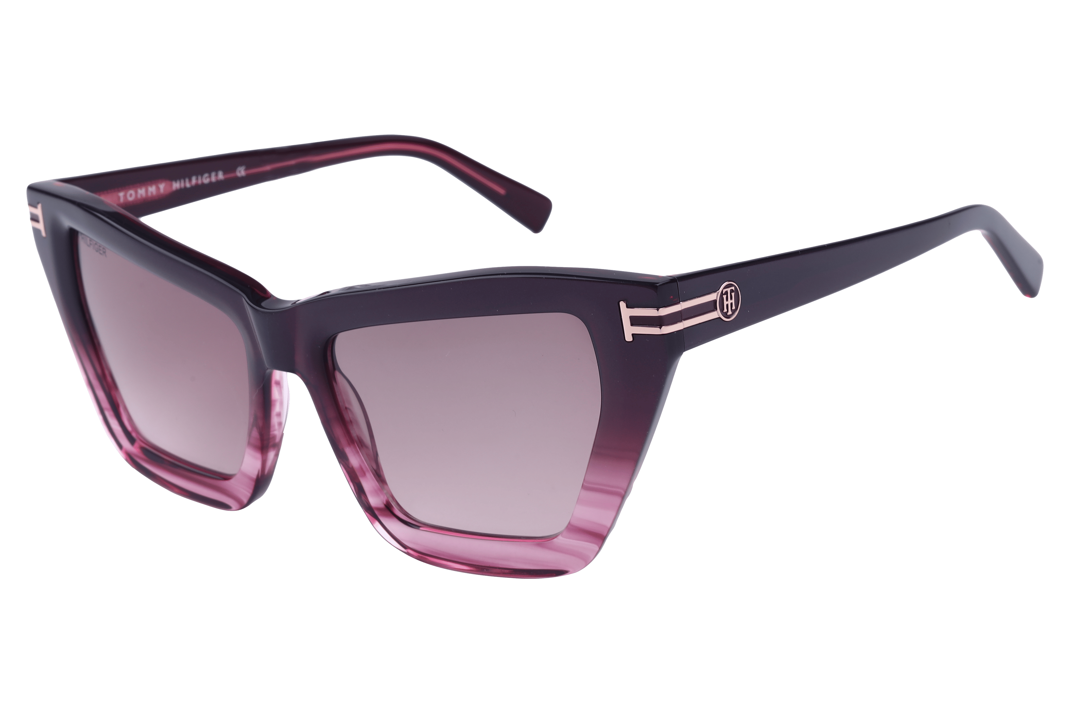 Tommy Hilfiger TH1540 Sunglass Violet Female Full Shell — Violet frame