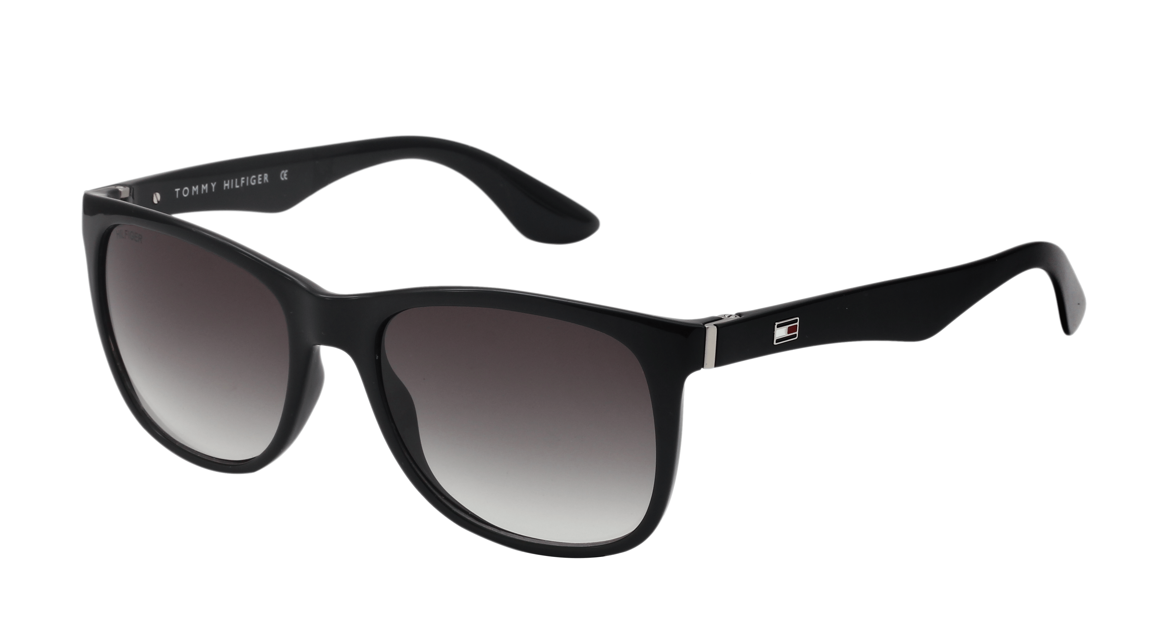 Tommy Hilfiger TH1518 Sunglass Black Male Full Shell — Black frame