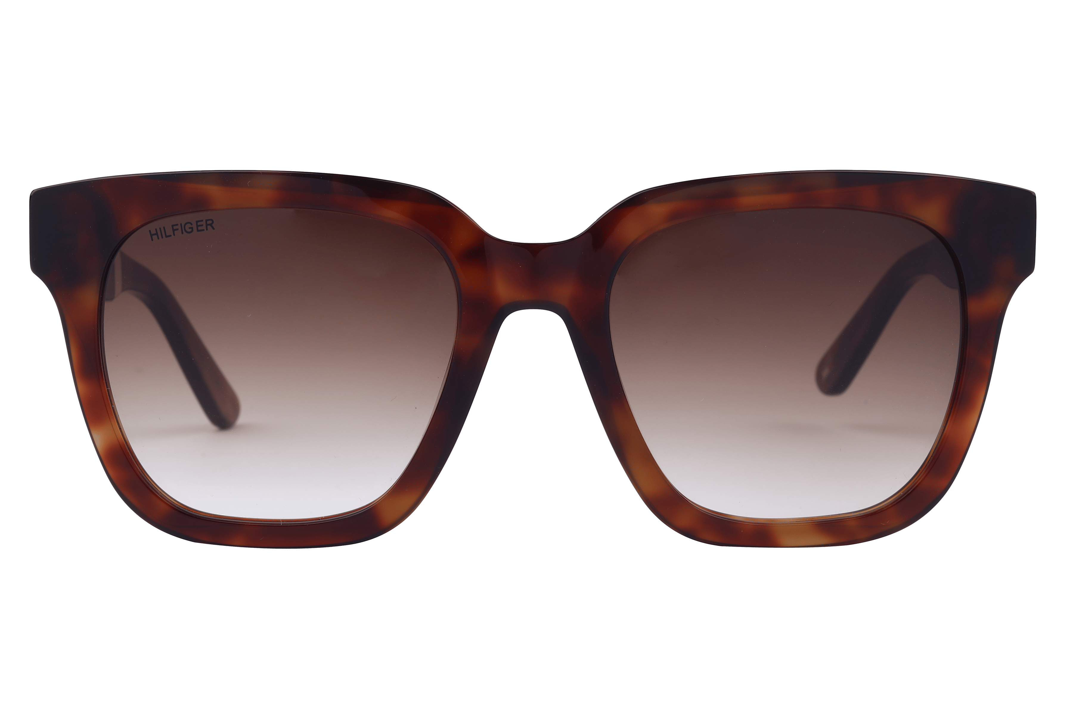 Tommy Hilfiger TH1542 Sunglass Tortoise Male Full Shell — Red frame