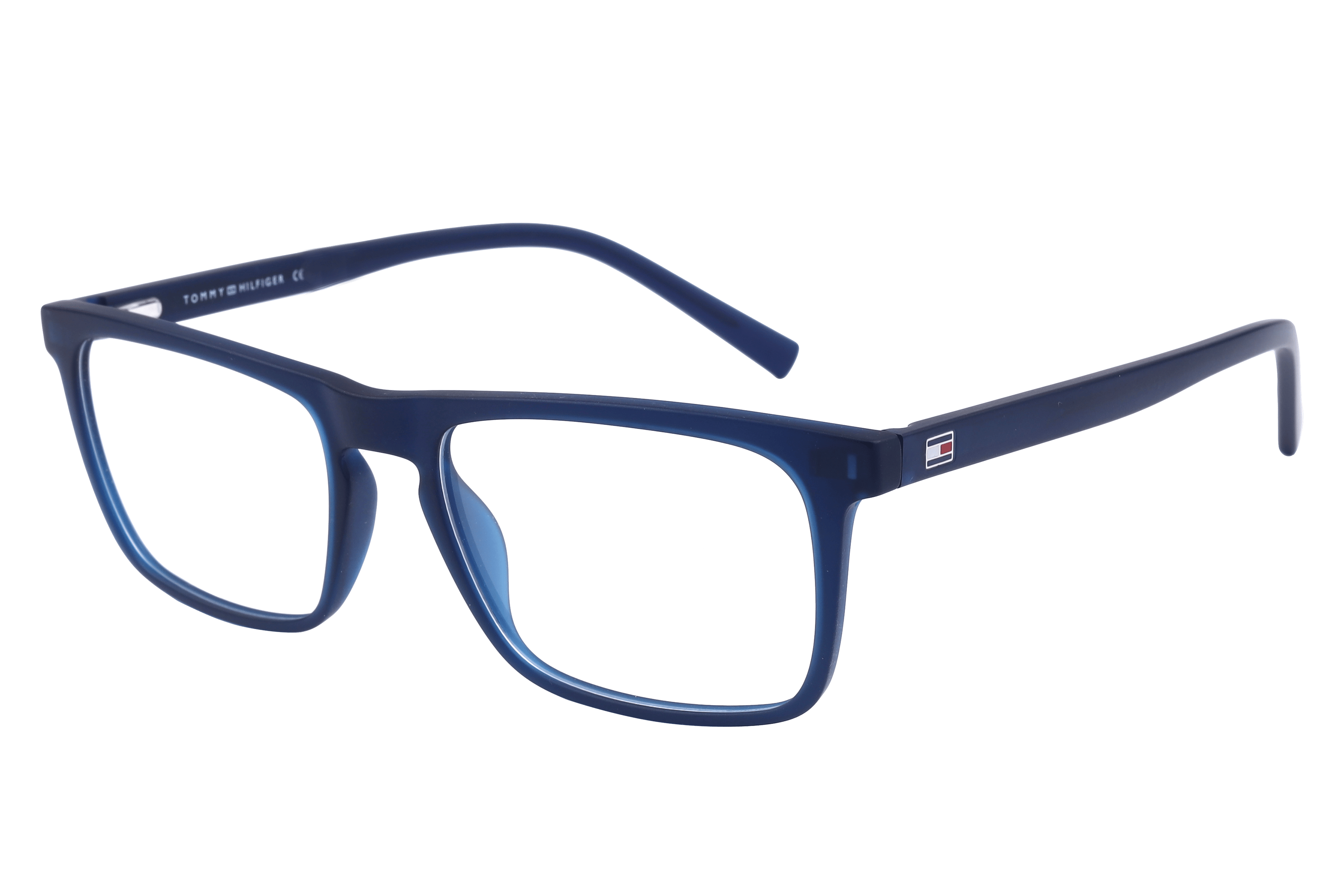 Tommy Hilfiger TH1079 Sunglass Blue Male Full Shell — Black frame