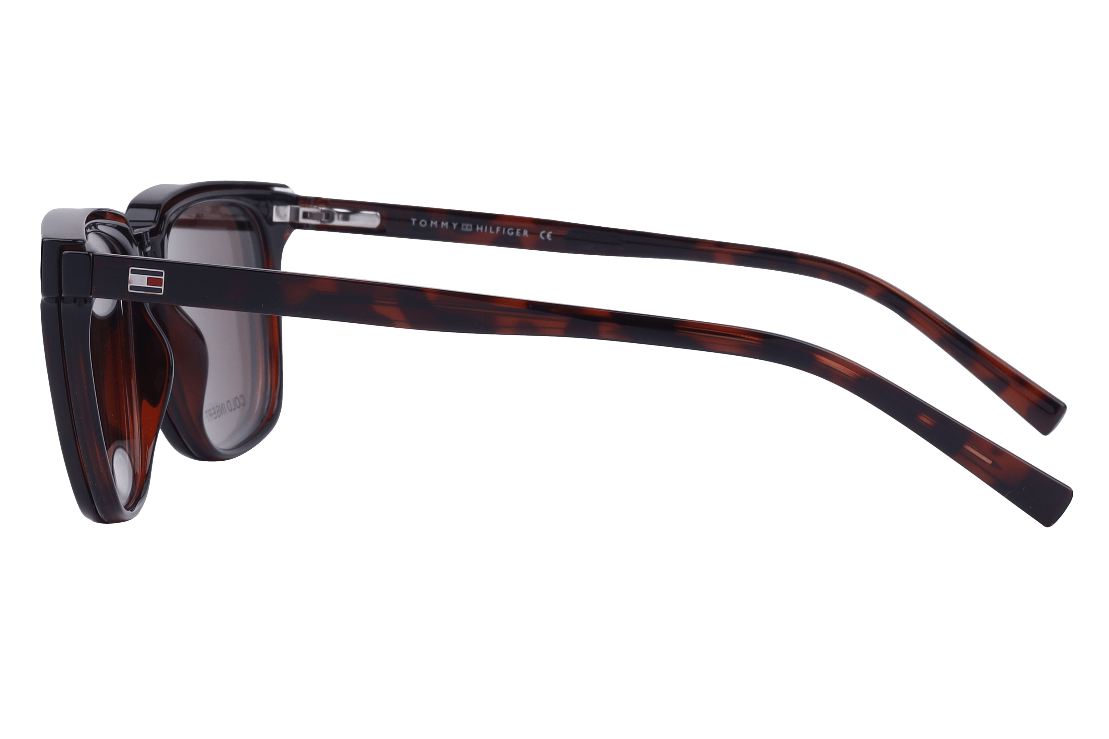 Tommy Hilfiger TH1080 Sunglass Tortoise Male Full Shell Sunglass — Tortoise frame — view 3