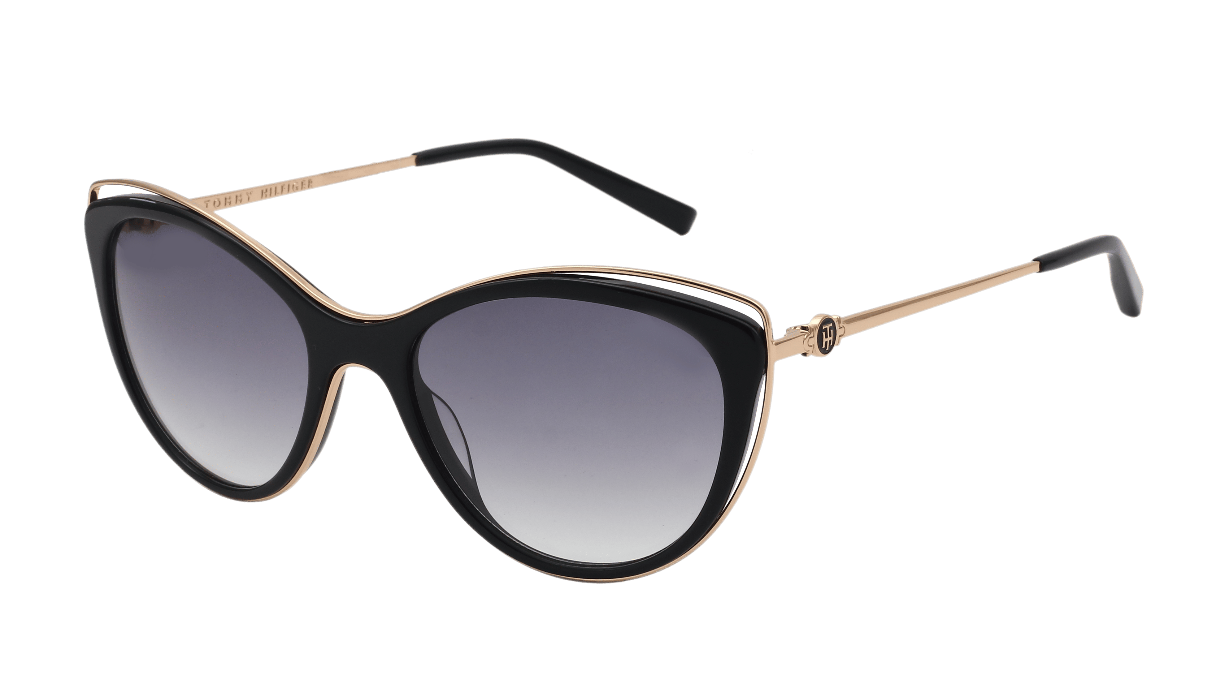 Tommy Hilfiger TH9063 Sunglass Black Female Full Metal — Black frame
