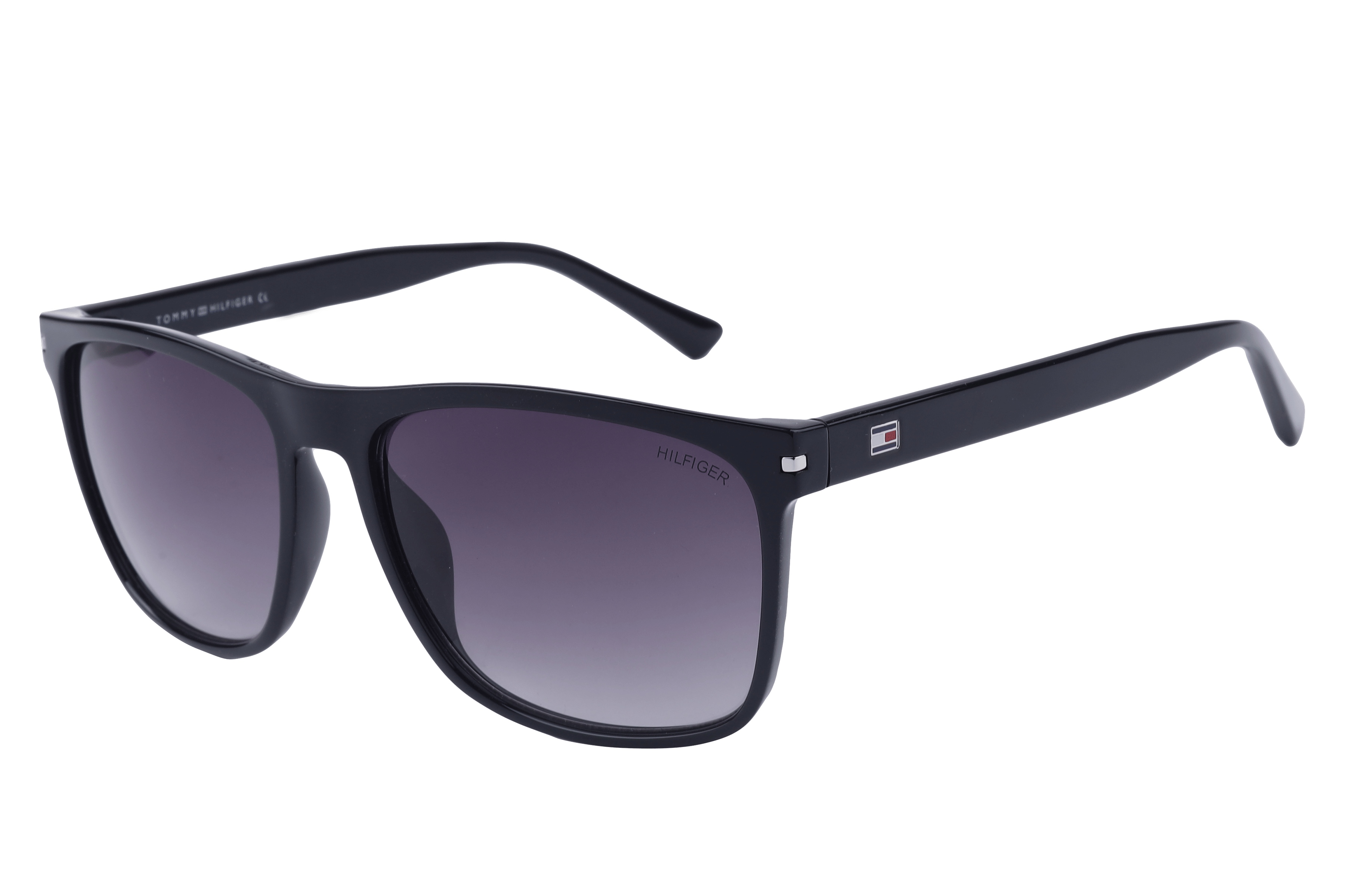 Tommy Hilfiger TH1544 Sunglass Black Male Full Shell — Black frame