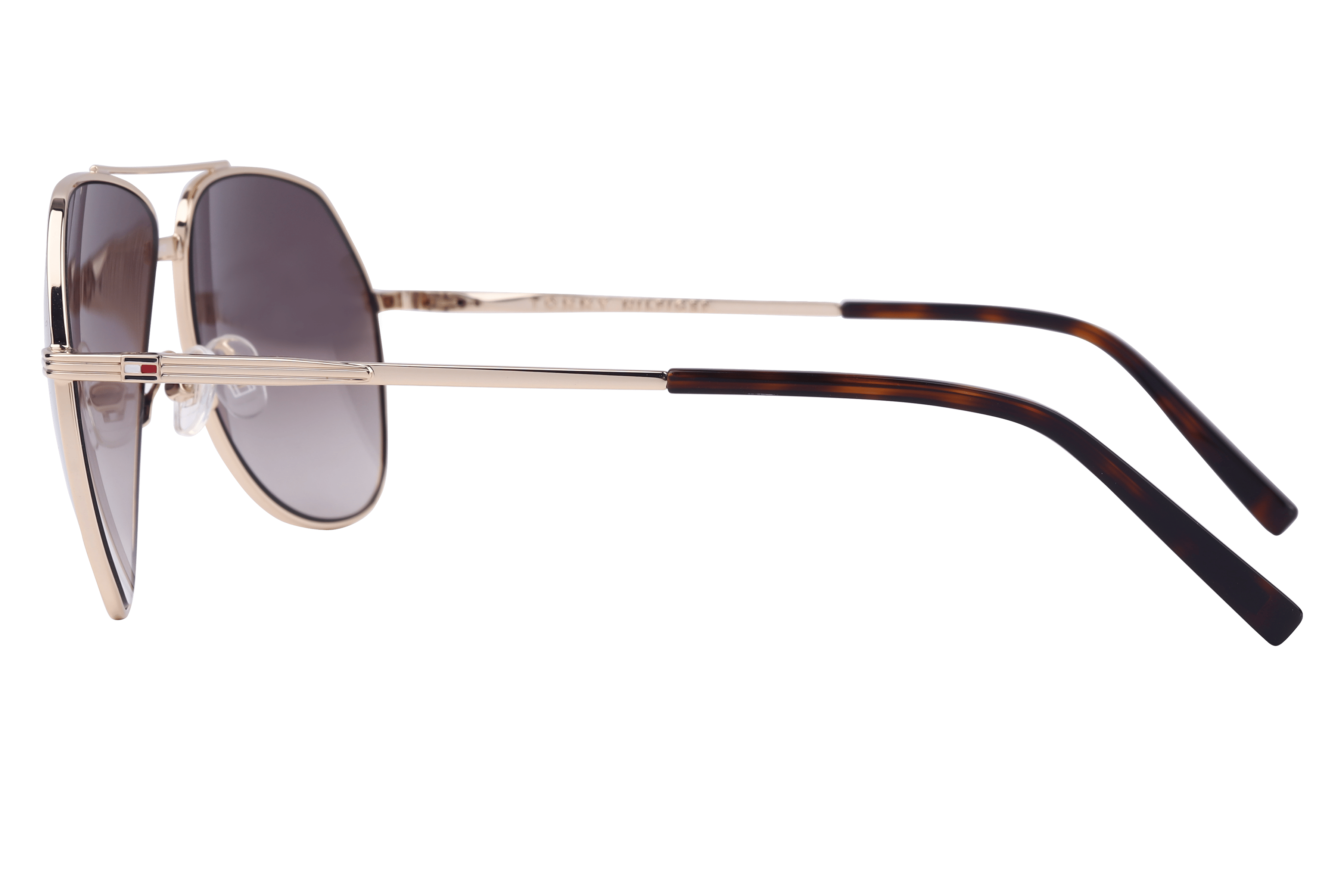 Tommy Hilfiger TH9081 Sunglass Gold Male Full Metal Sunglass — Gold frame — view 3