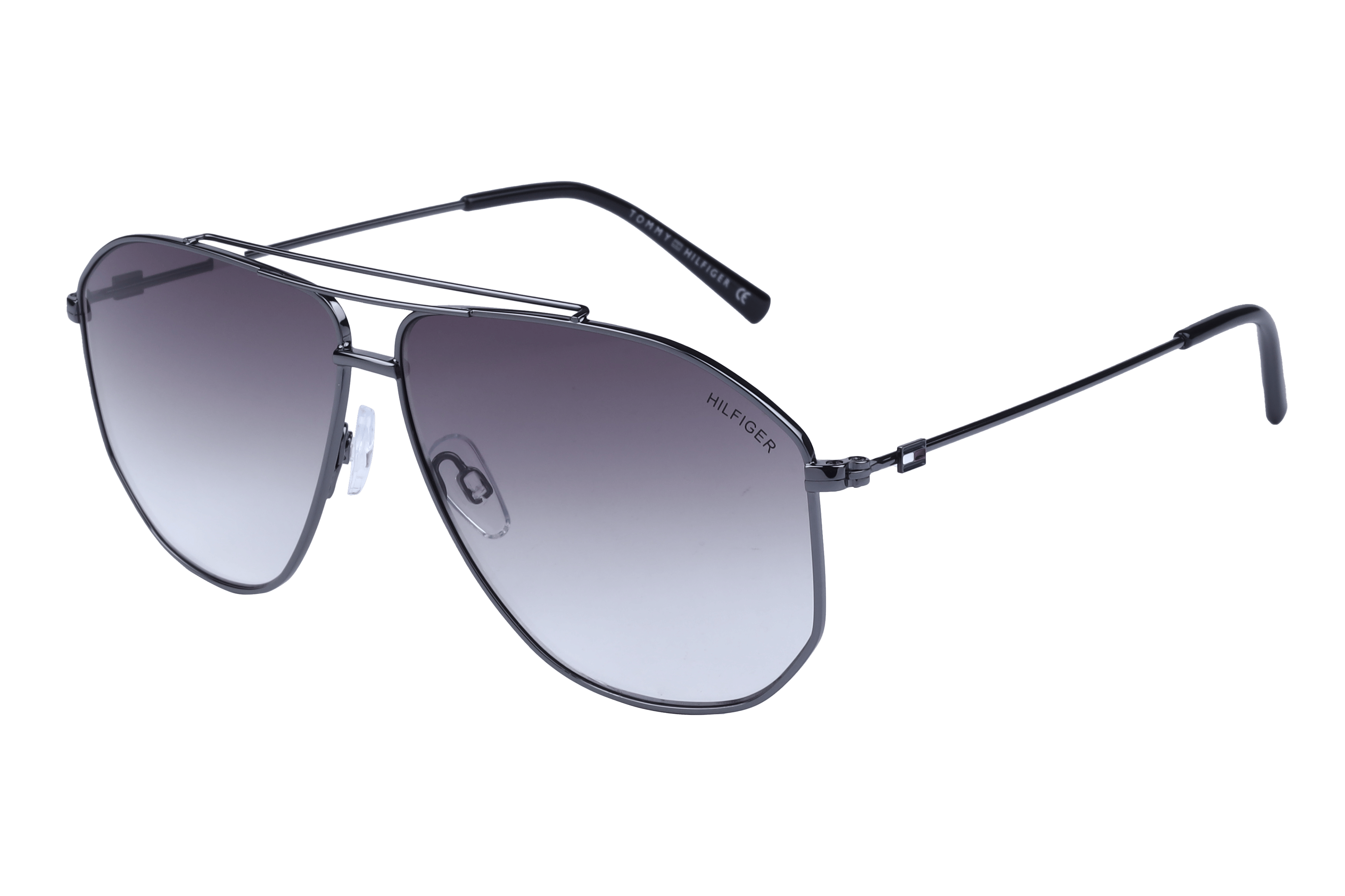 Tommy Hilfiger TH 1549 Sunglass Gun Metal Male Full Metal — Gun Metal frame