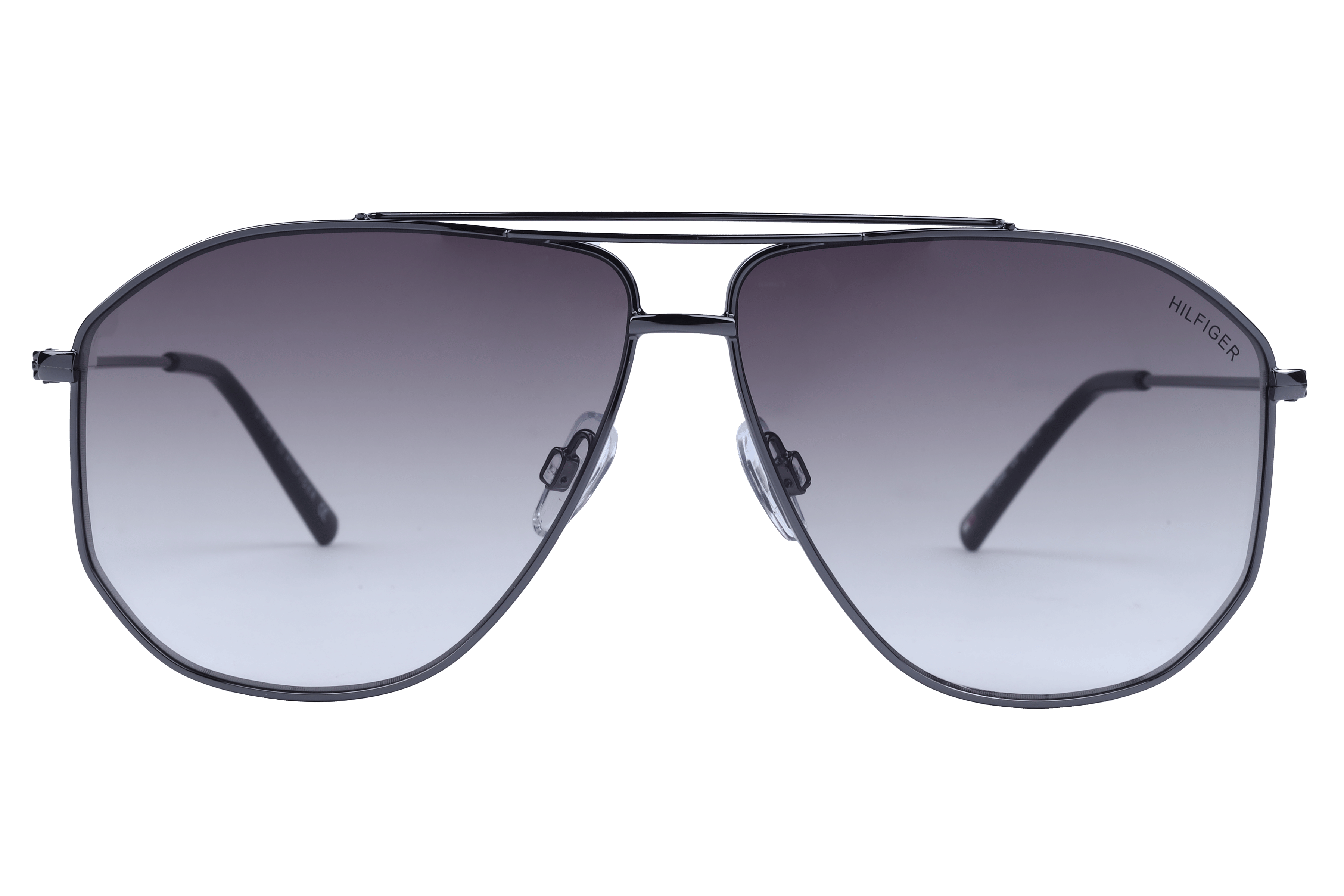 Tommy Hilfiger TH 1549 Sunglass Gun Metal Male Full Metal Sunglass — Gun Metal frame — view 2