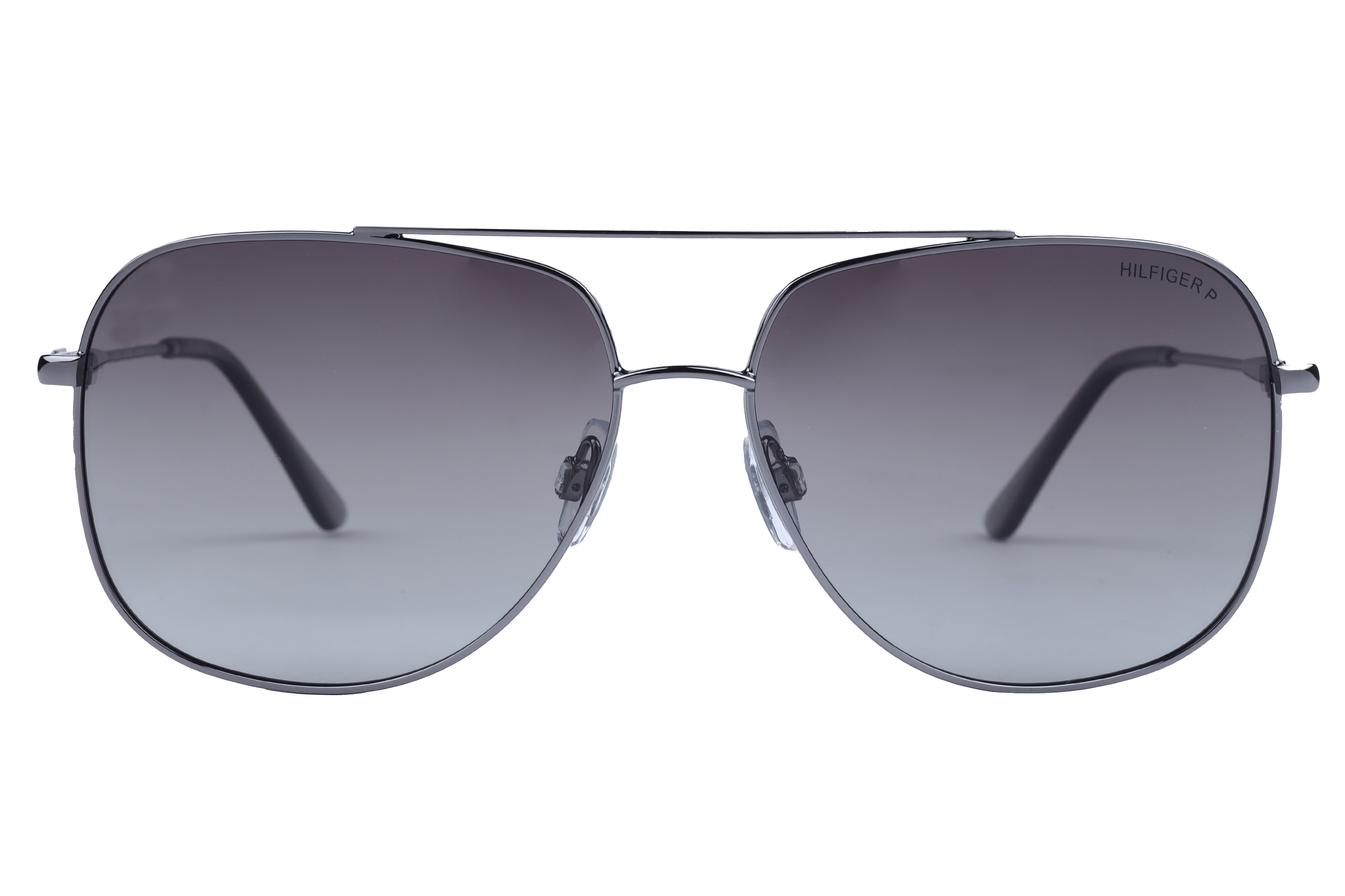 Tommy Hilfiger TH877 Sunglass Gun Metal Male Full Metal Sunglass — Gun Metal frame — view 2