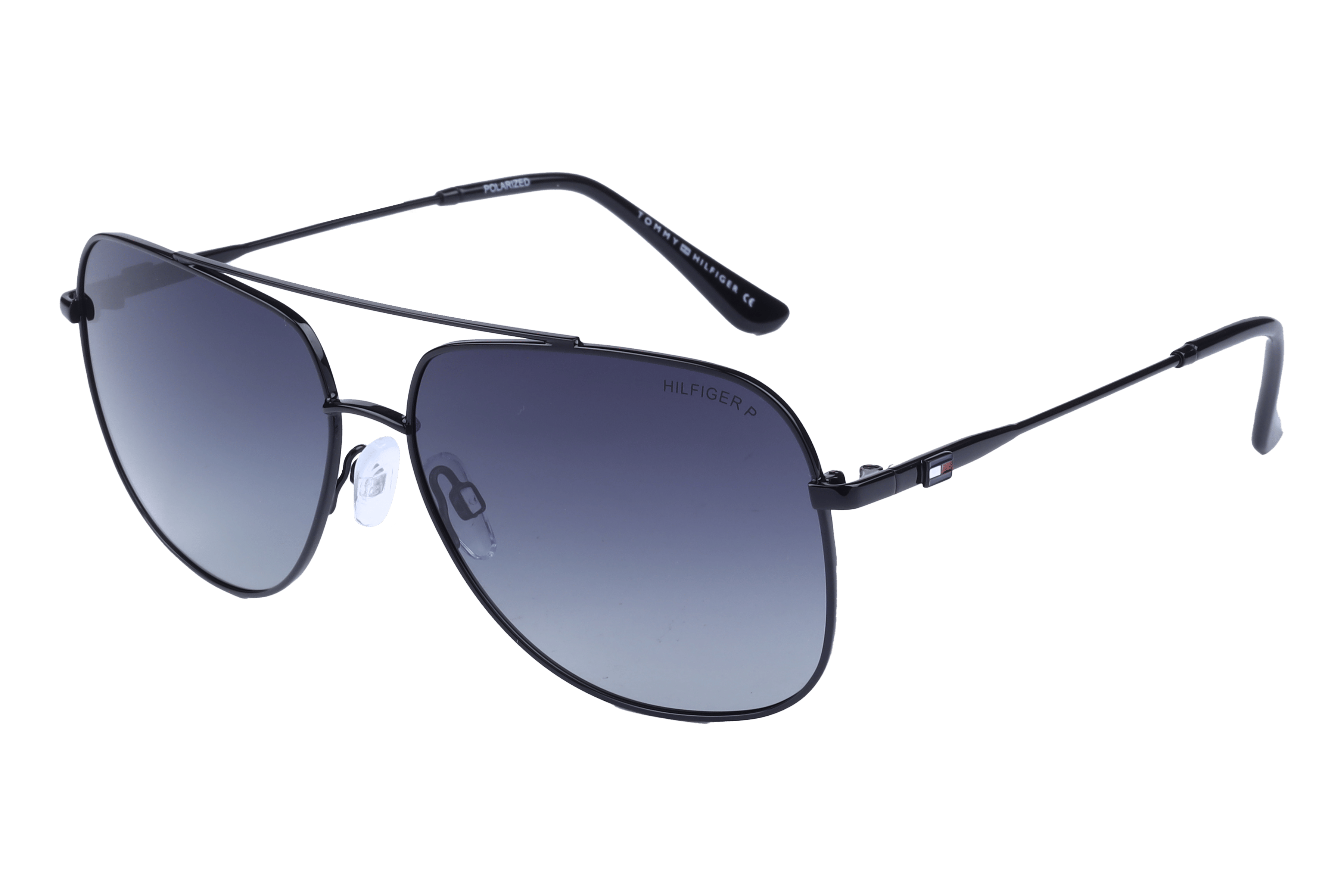 Tommy Hilfiger TH877 Sunglass Black Male Full Metal — Black frame