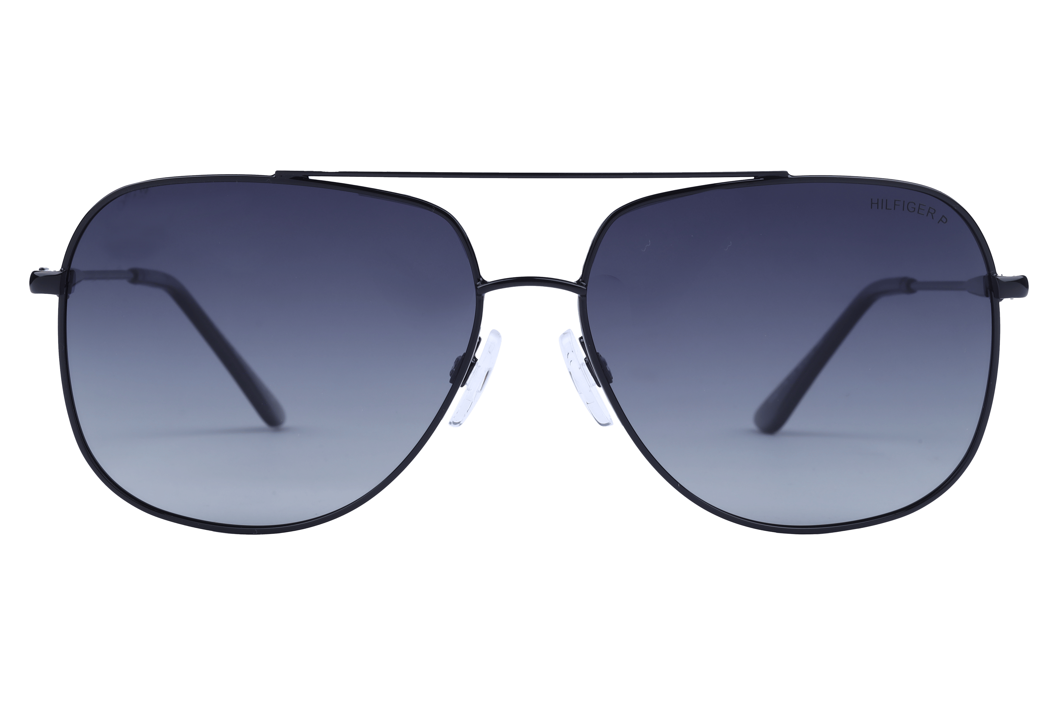 Tommy Hilfiger TH877 Sunglass Black Male Full Metal Sunglass — Black frame — view 2