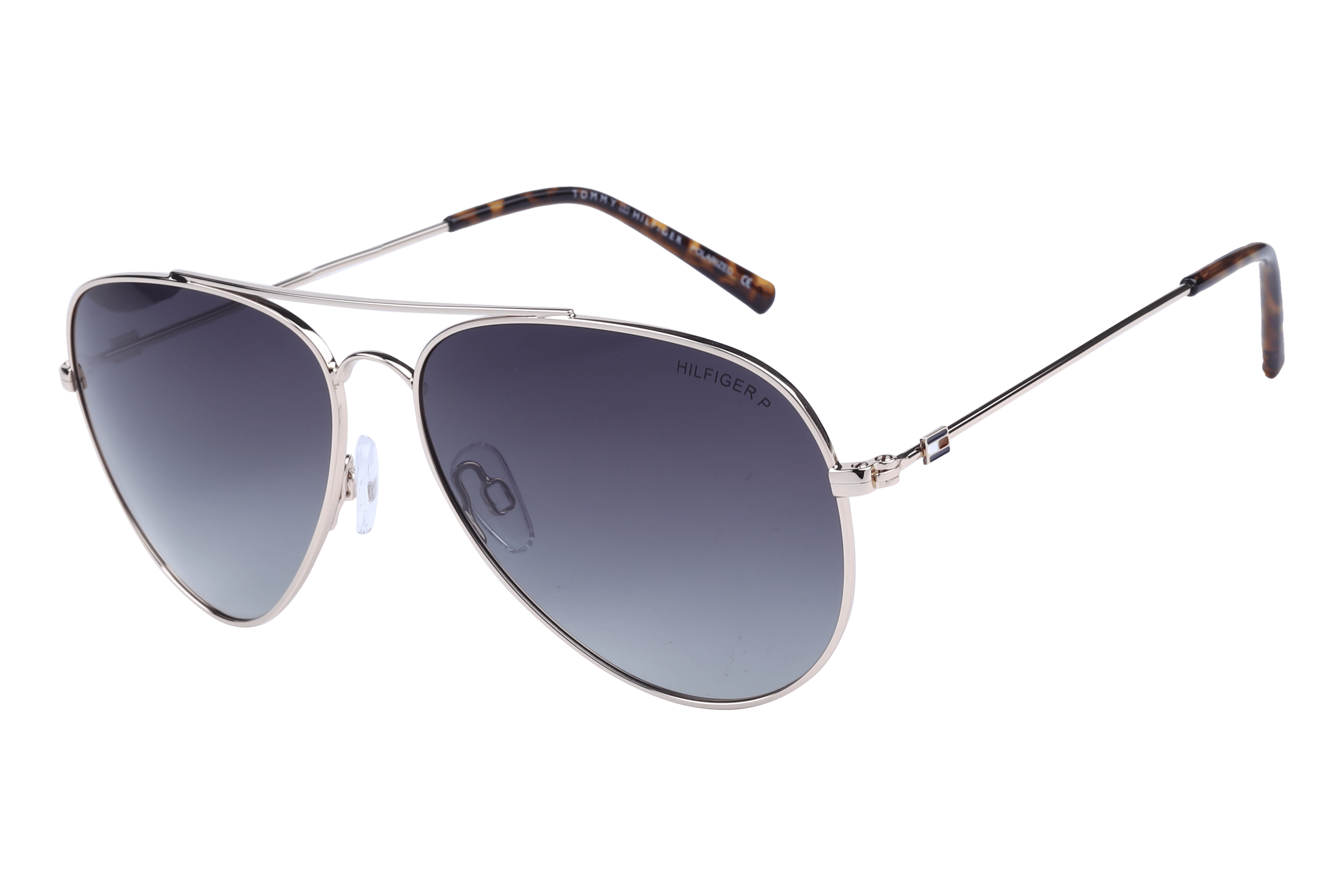 Tommy Hilfiger TH 1551 Sunglass Gold Unisex Full Metal — Gold frame