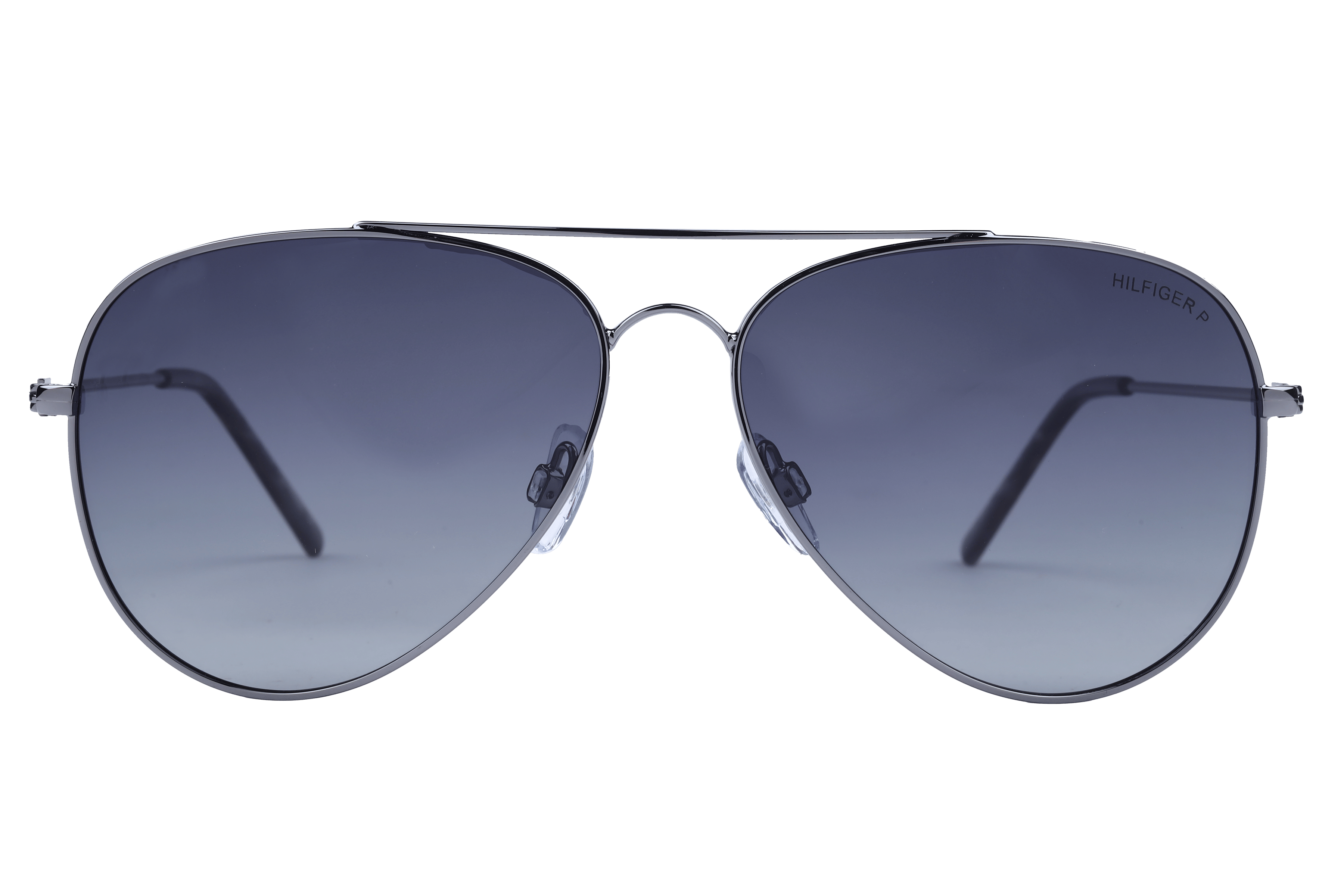 Tommy Hilfiger TH 1551 Sunglass Gun Metal Unisex Full Metal Sunglass — Gun Metal frame — view 2