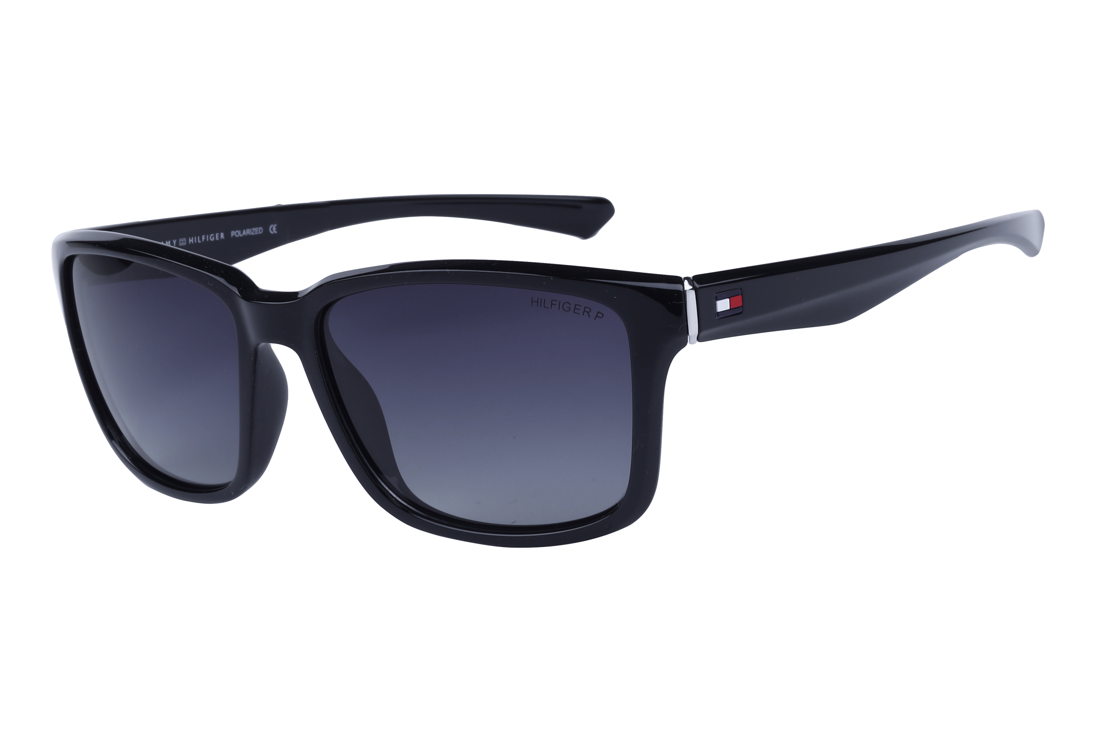 Tommy Hilfiger TH 1554 Sunglass Black Unisex Full Shell — Black frame