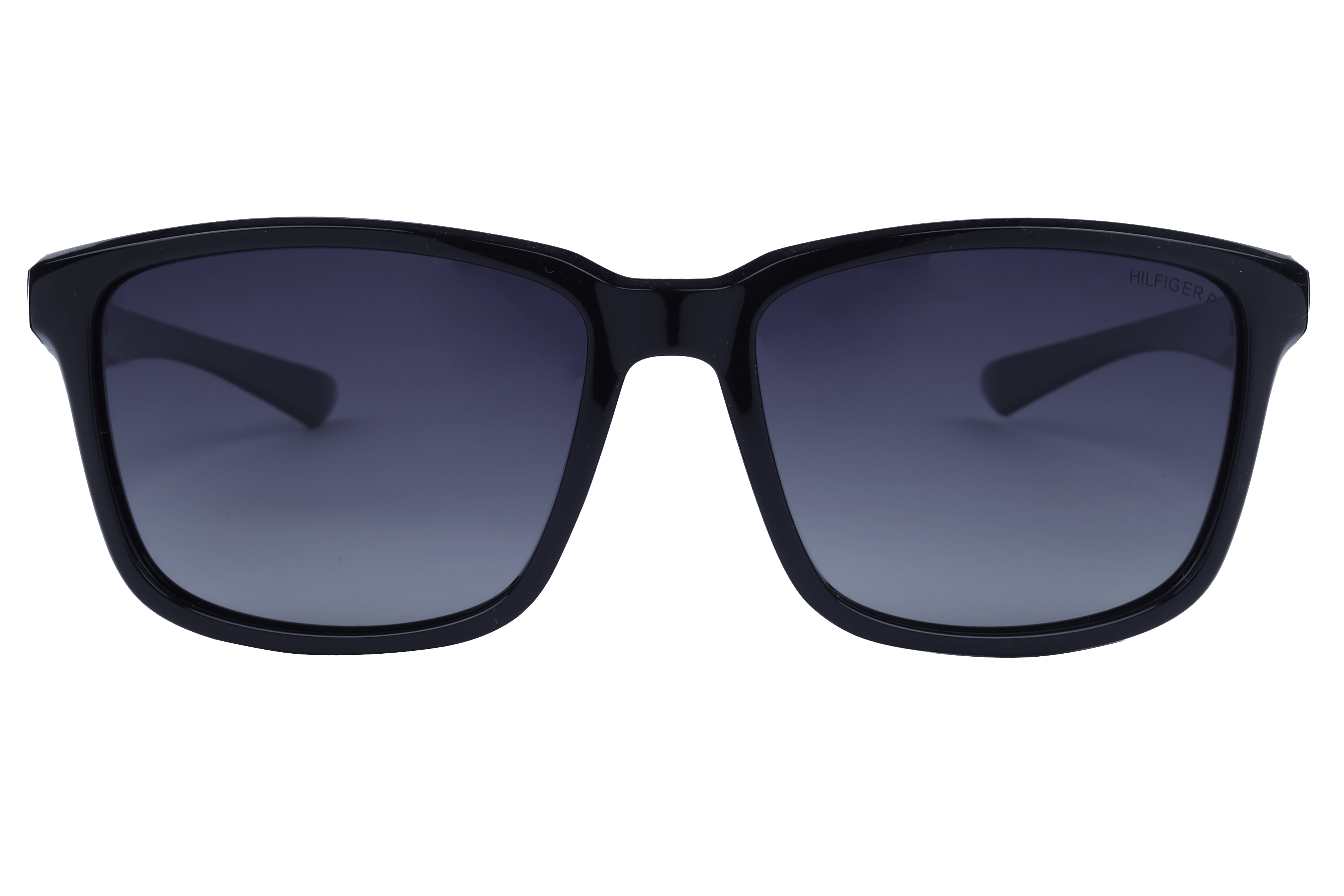 Tommy Hilfiger TH 1554 Sunglass Black Unisex Full Shell Sunglass — Black frame — view 2
