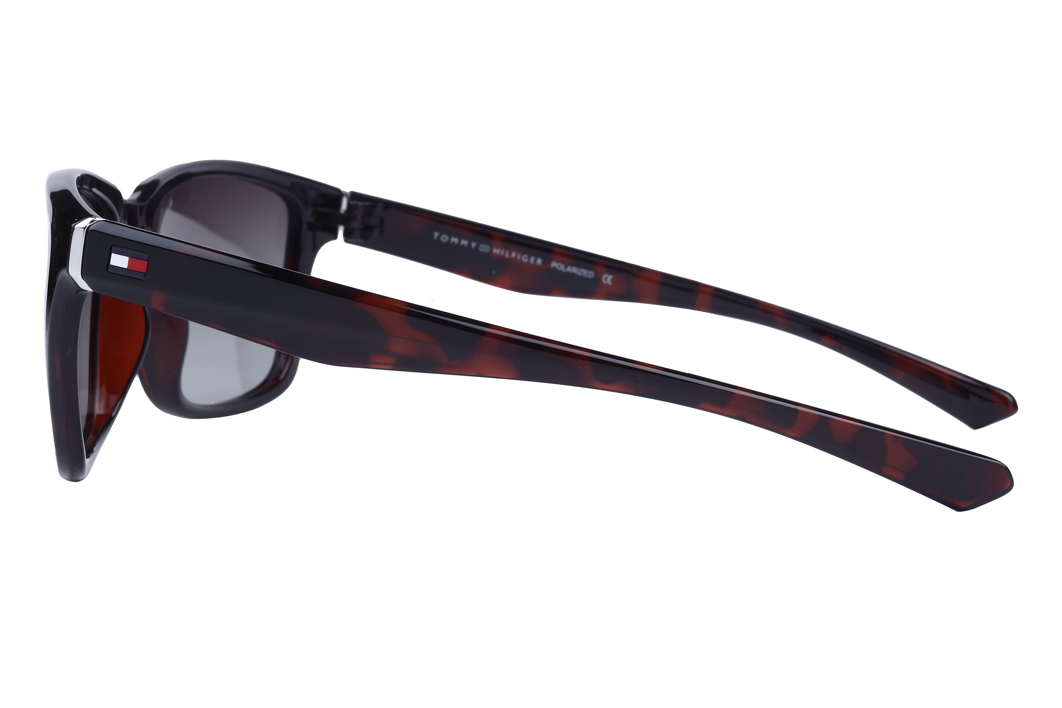 Tommy Hilfiger TH 1554 Sunglass Tortoise Unisex Full Shell Sunglass — view 3