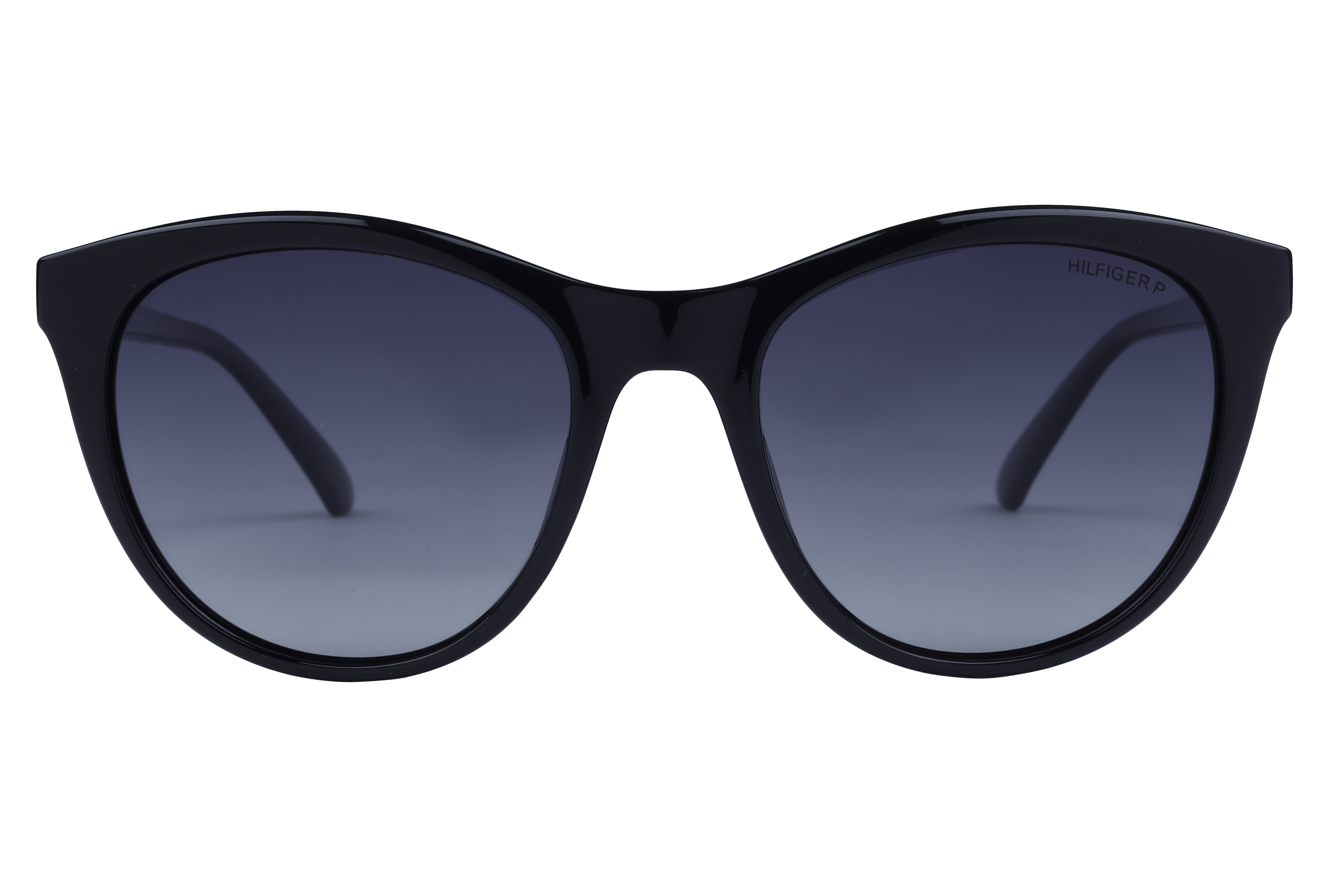 Tommy Hilfiger TH 1555 Sunglass Black Female Full Shell Sunglass — Black frame — view 2