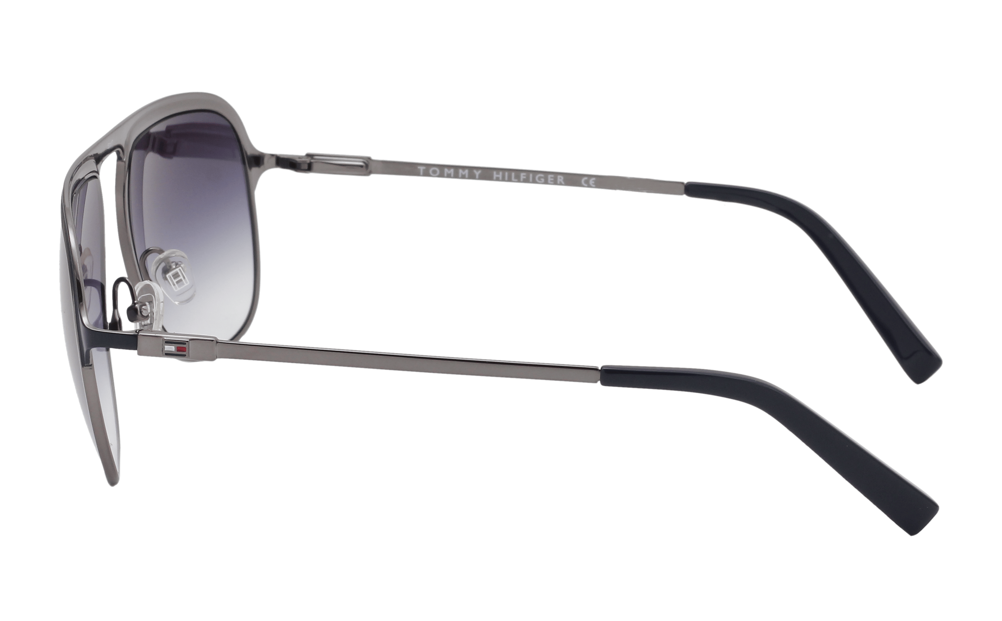 Tommy Hilfiger TH2579 Sunglass Gun Metal Male Full Metal Sunglass — Gun Metal frame — view 2