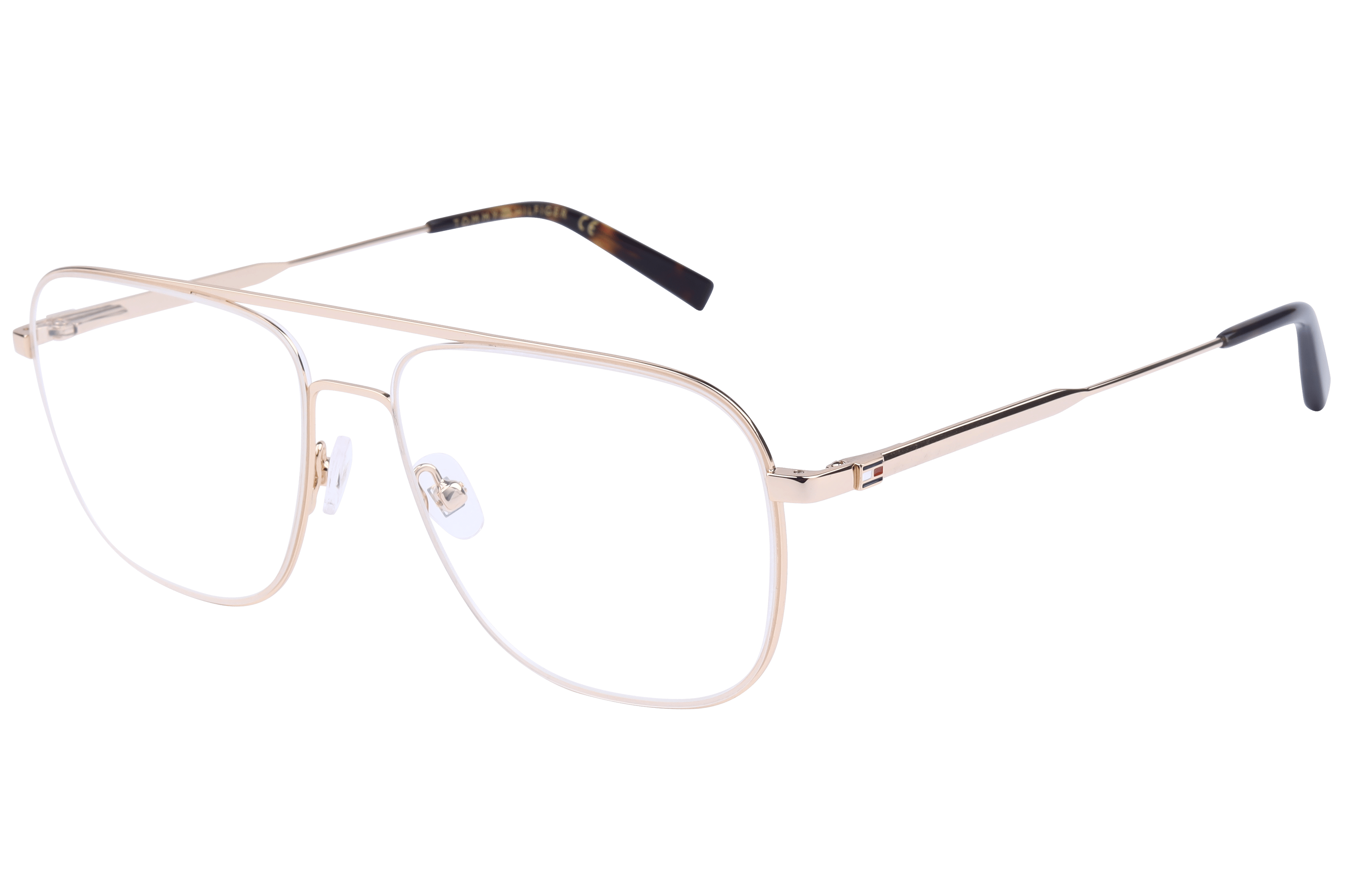 Tommy Hilfiger TH6172R Frame Gold Male Full Metal — Blue frame