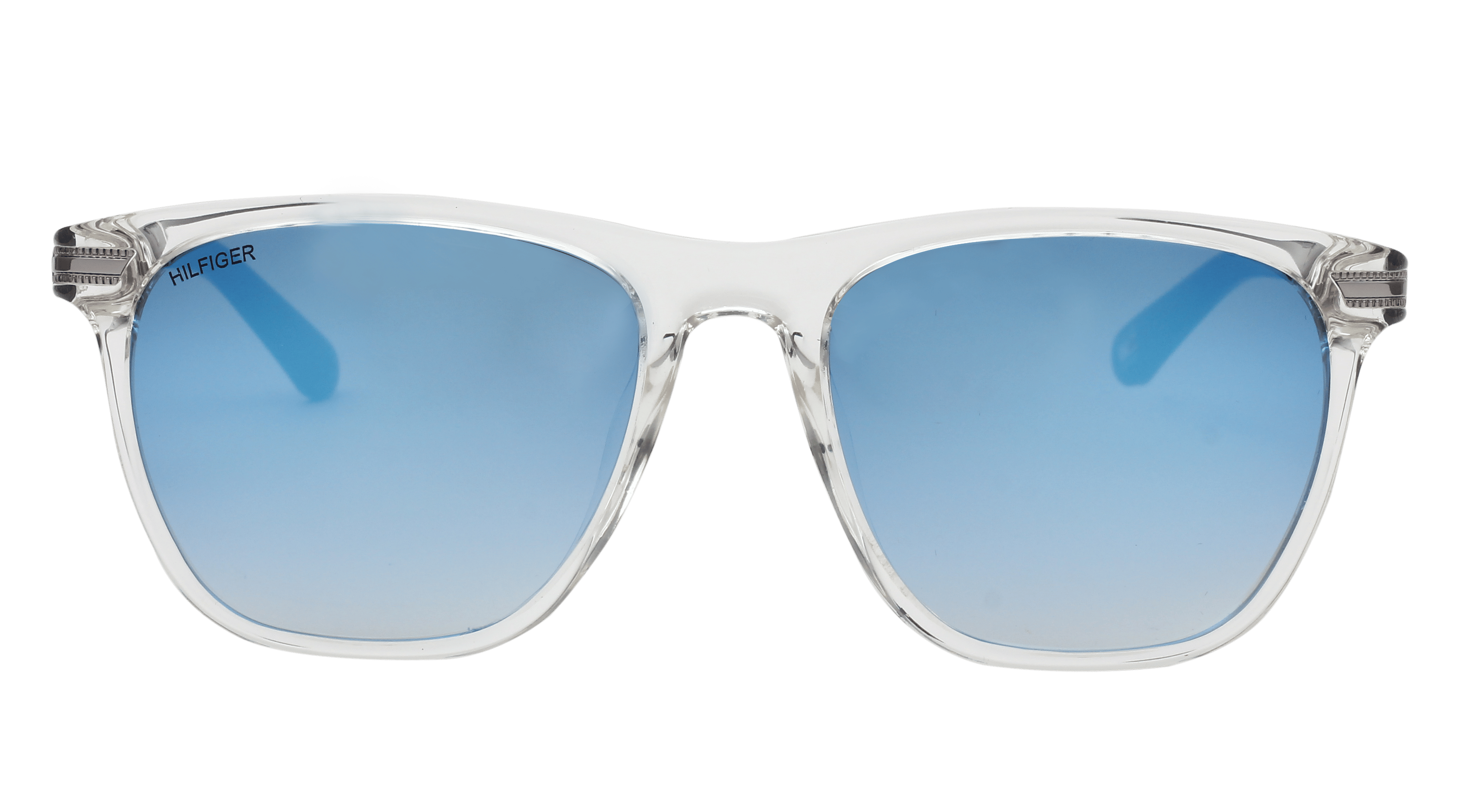 Tommy Hilfiger TH1519 Sunglass Transparent Male Full Shell Sunglass — Transparent frame — view 2