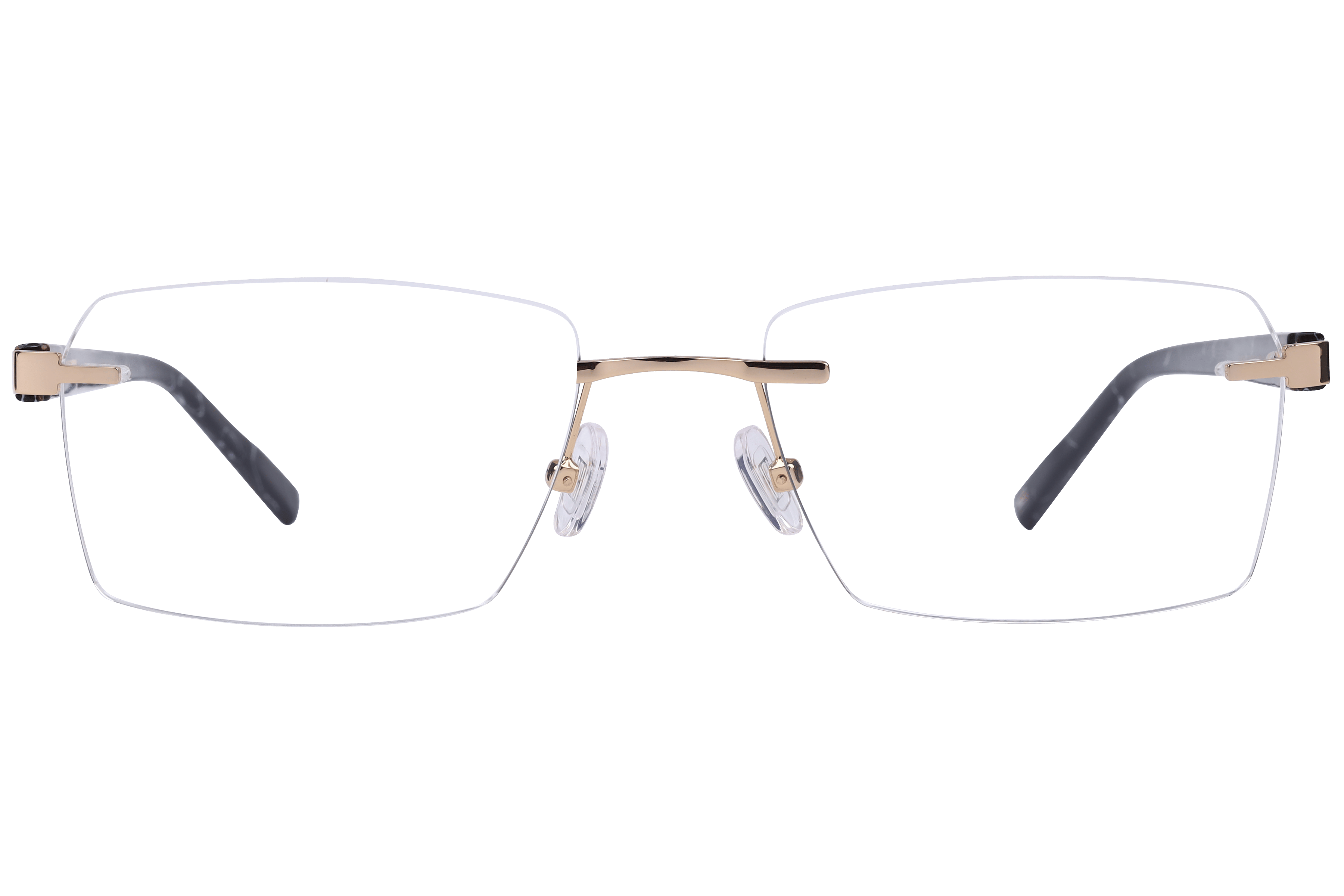 Tommy Hilfiger TH6263 Frame Gold Male RimLess Shell Frame — Gold frame — view 2