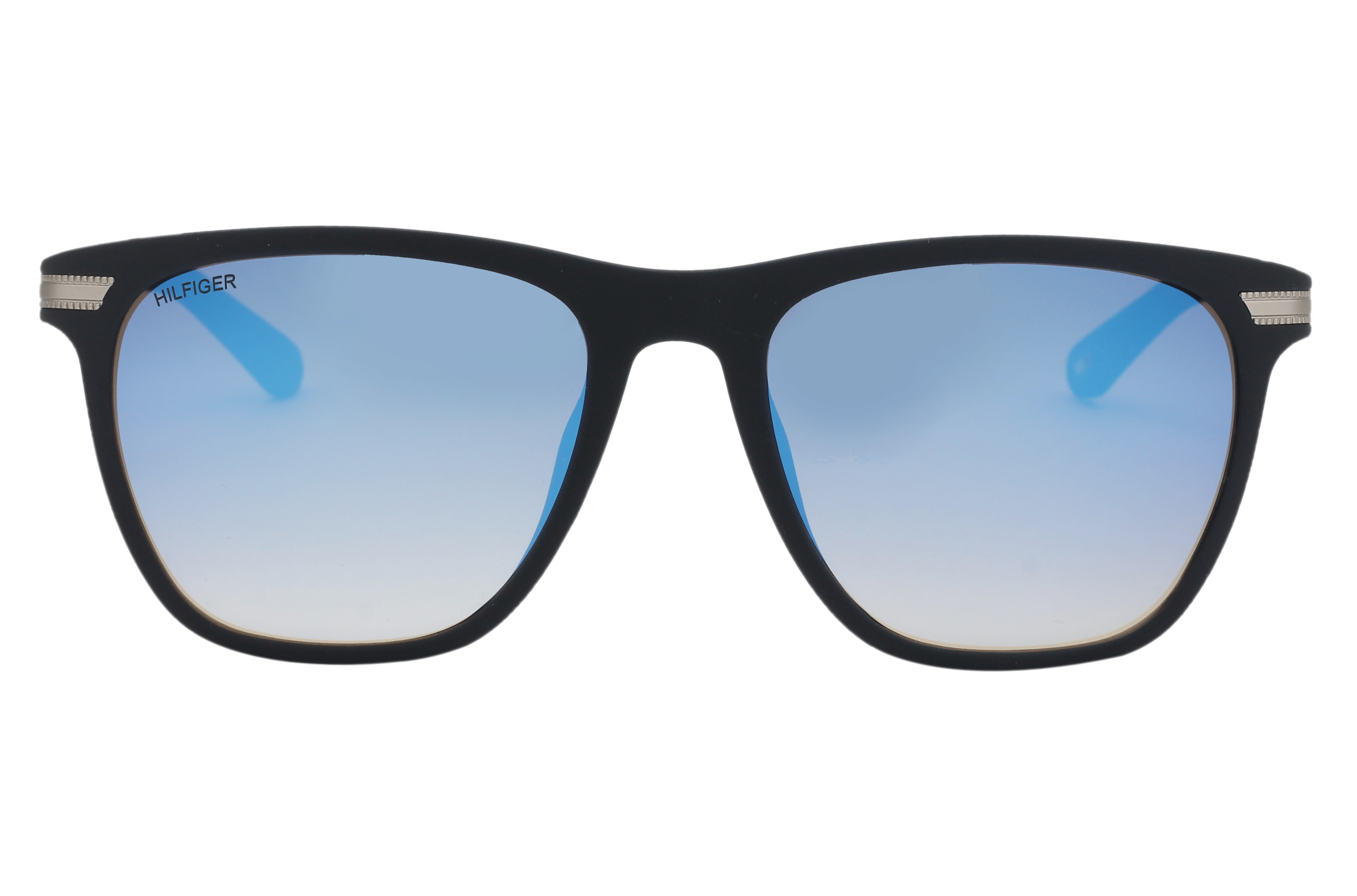Tommy Hilfiger TH1519 Sunglass Blue Male Full Shell Sunglass — Blue frame — view 2