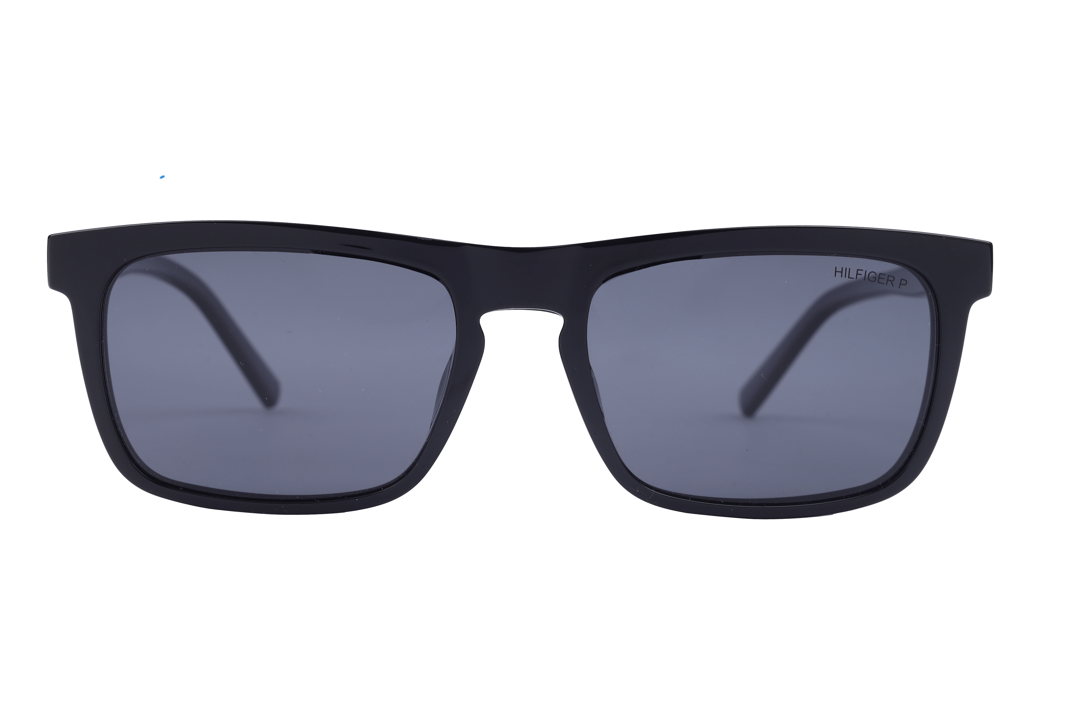 Tommy Hilfiger TH1079 Sunglass Black Male Full Shell Sunglass — Black frame — view 3