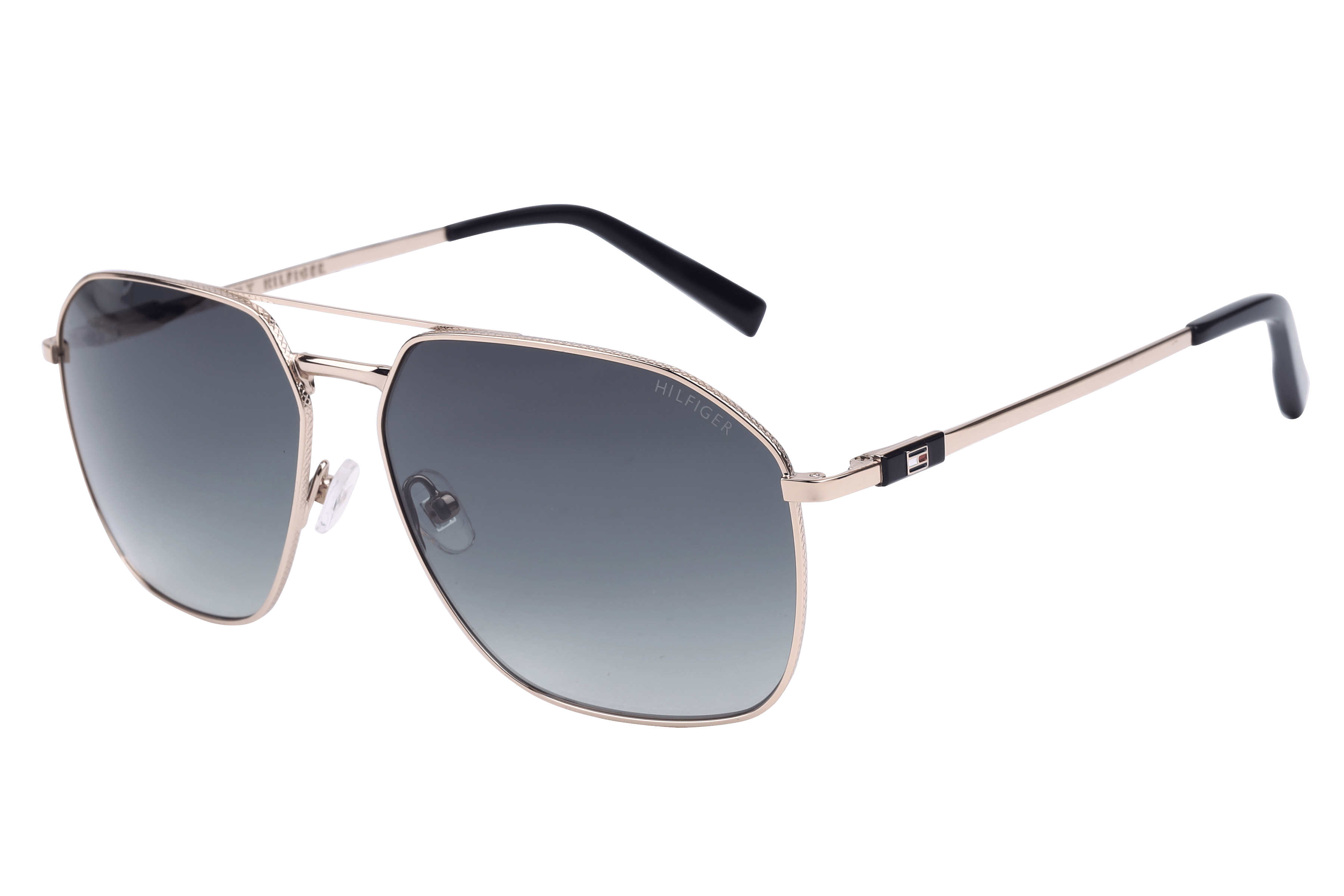 Tommy Hilfiger TH2604 Sunglass Gold Male Full Metal — Gold frame
