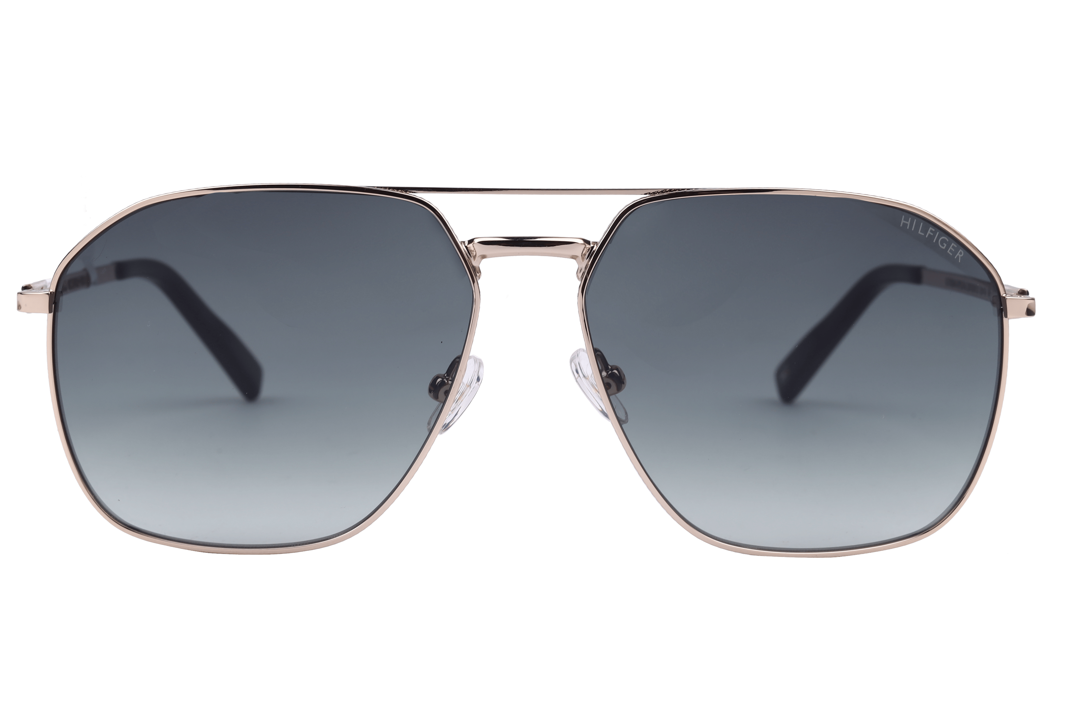 Tommy Hilfiger TH2604 Sunglass Gold Male Full Metal Sunglass — Gold frame — view 2
