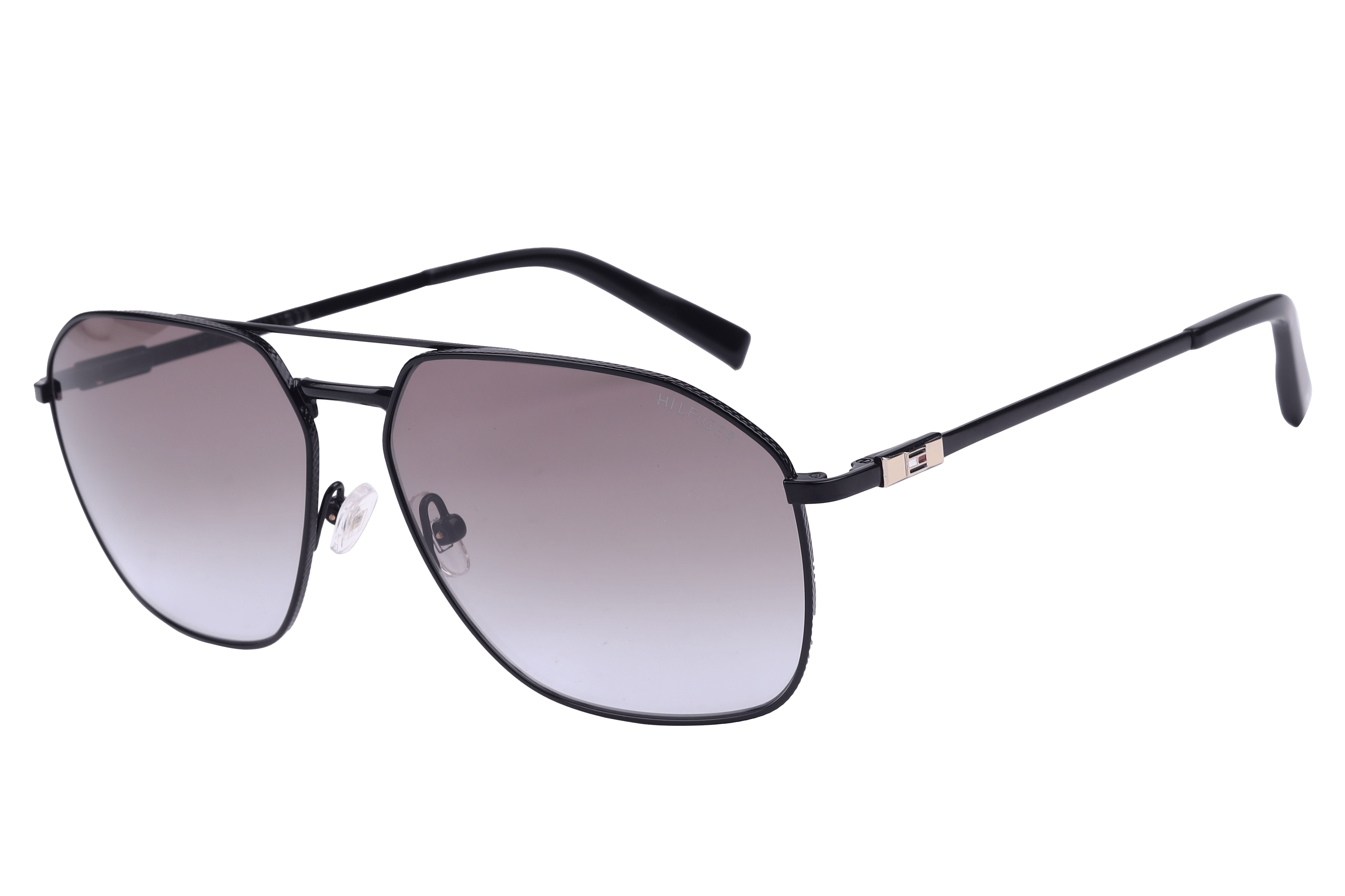 Tommy Hilfiger TH2604 Sunglass Black Male Full Metal — Black frame