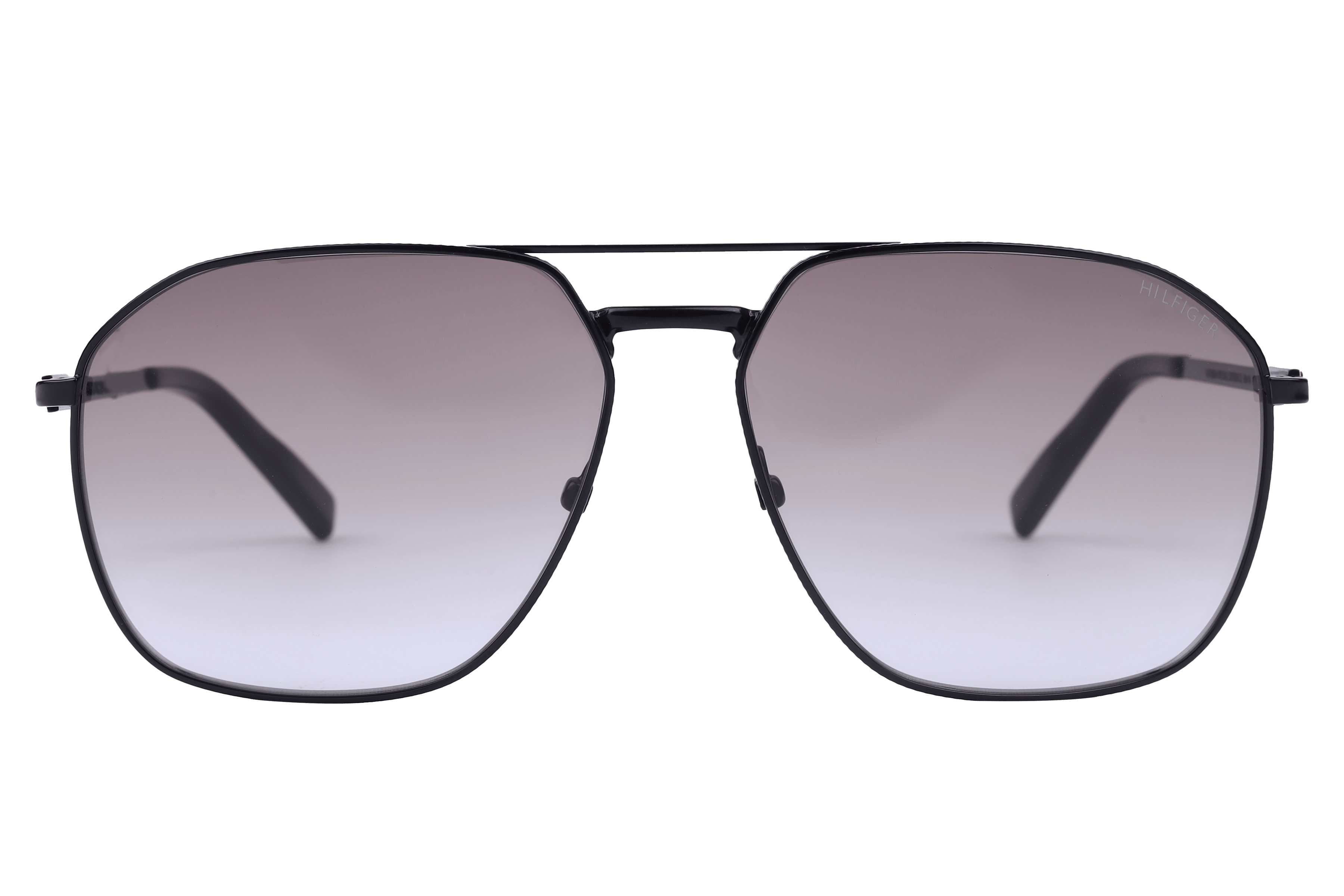 Tommy Hilfiger TH2604 Sunglass Black Male Full Metal Sunglass — Black frame — view 2